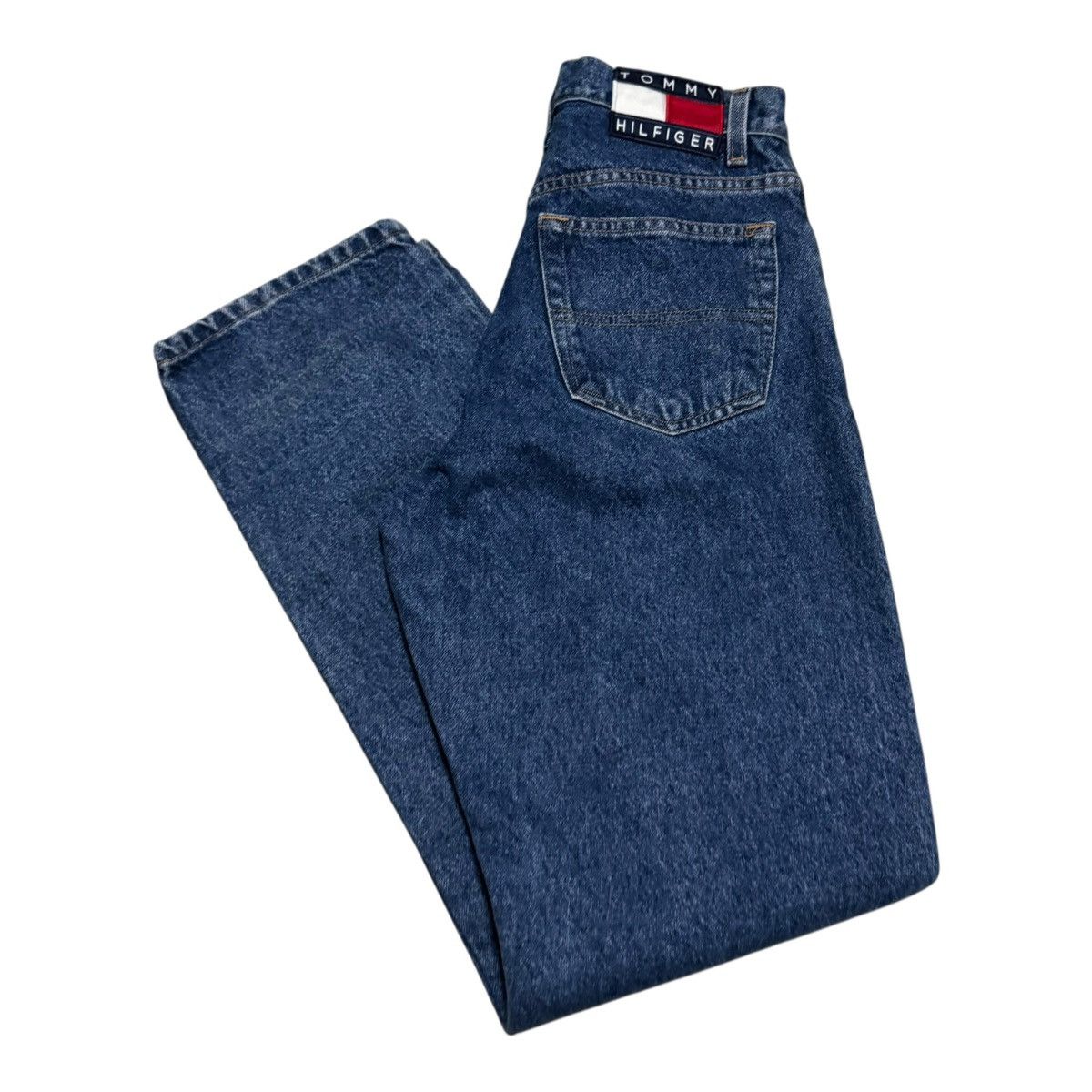 Tommy Hilfiger VNTG Tommy Hilfiger Straight Leg Jeans Women's 28.25x31 7/8 Size 28" / US 6 / IT 42 - 1 Thumbnail