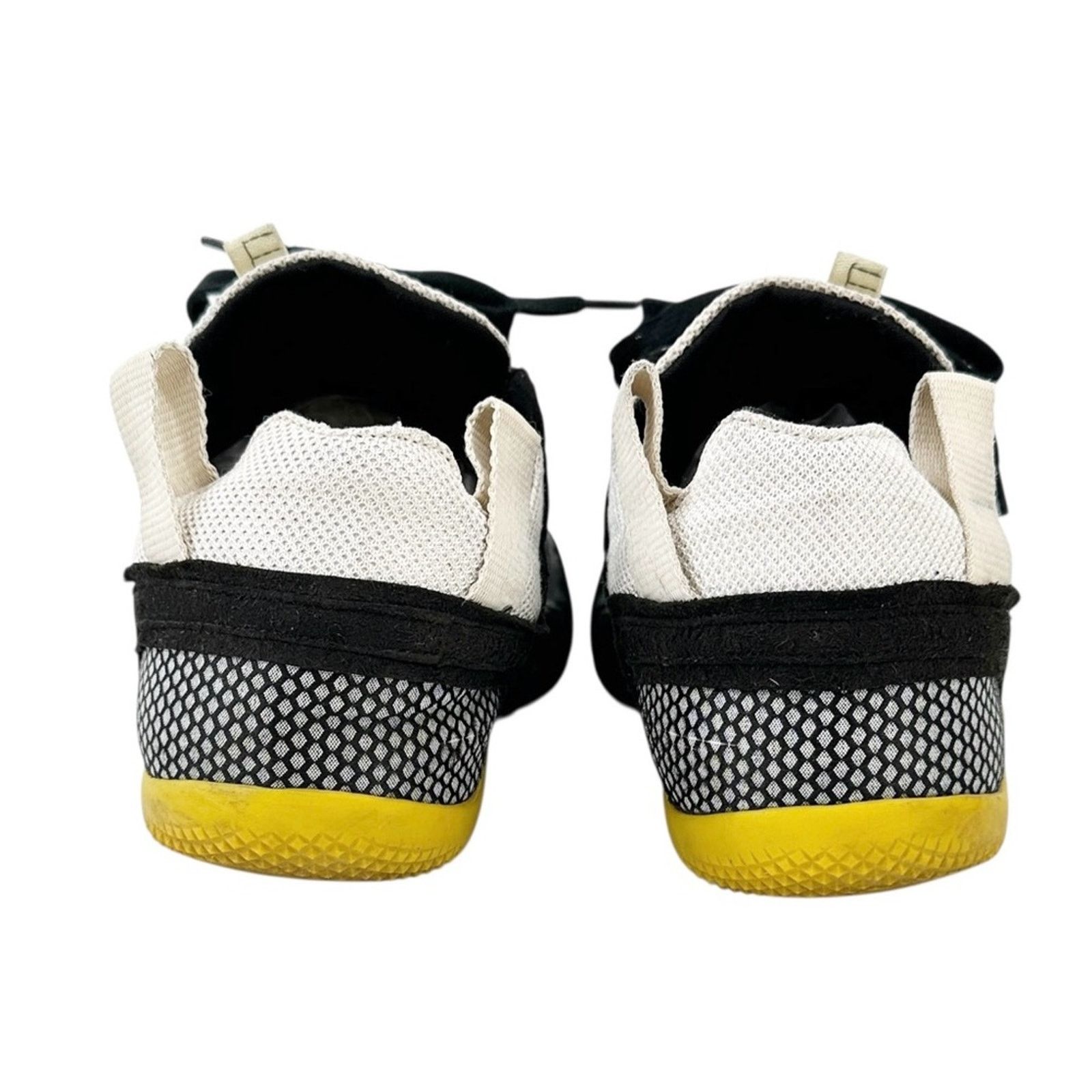 Acne Studios Berun Black White Yellow Mesh & Suede Lace Up Sneakers Size US 8 / EU 41 - 6 Thumbnail