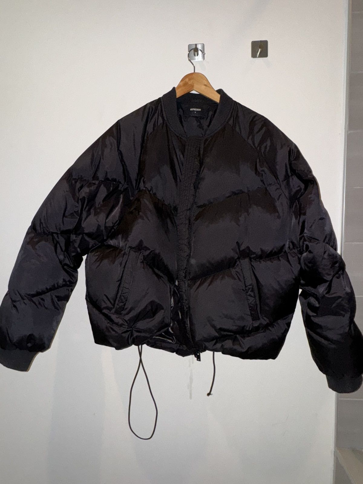 image of Represent Clo Black Bomber, Men's (Size XL)