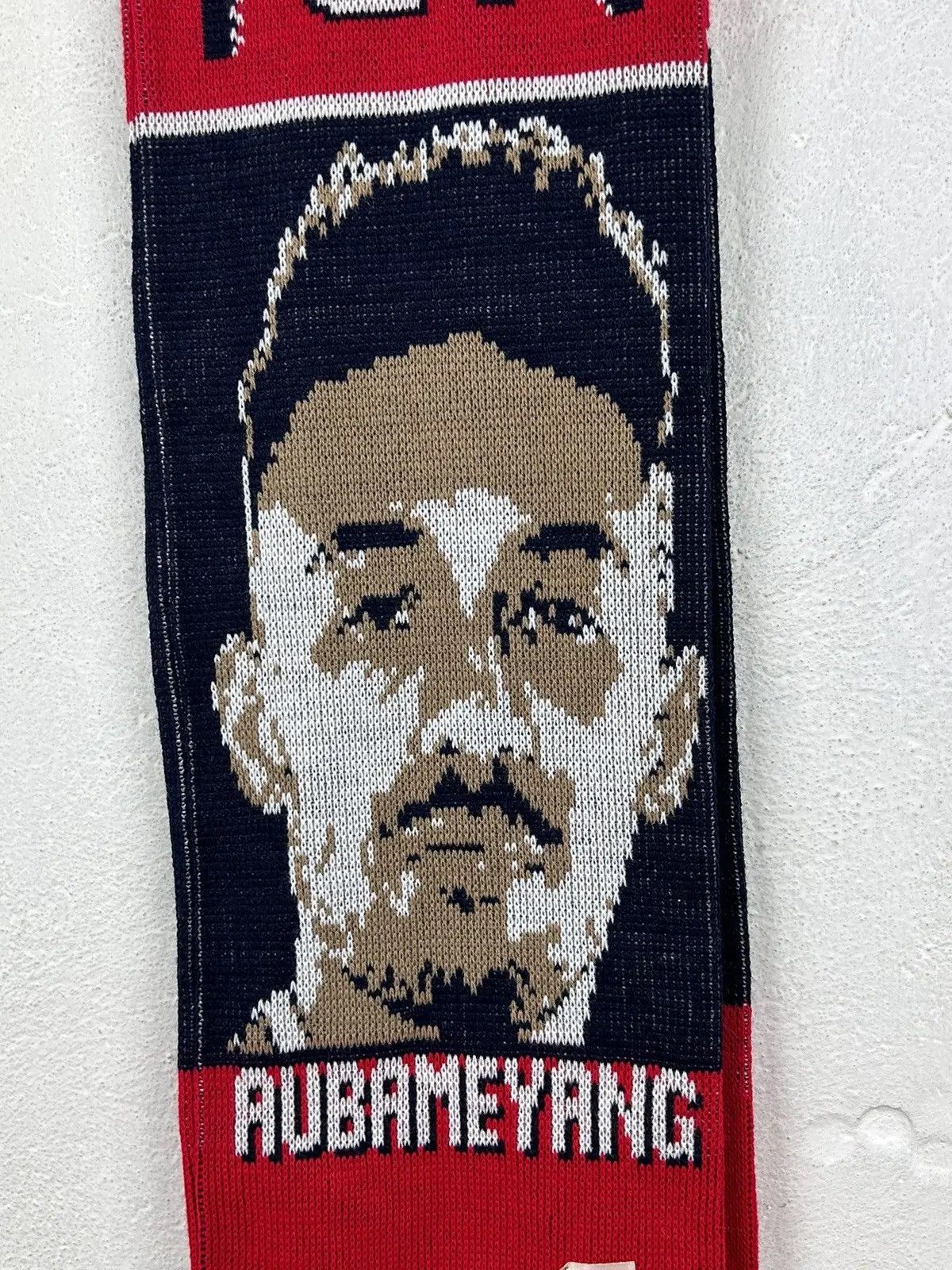 Vintage Aubameyang Football Player Small Acrylic Fanwear Scarf Size ONE SIZE - 3 Thumbnail