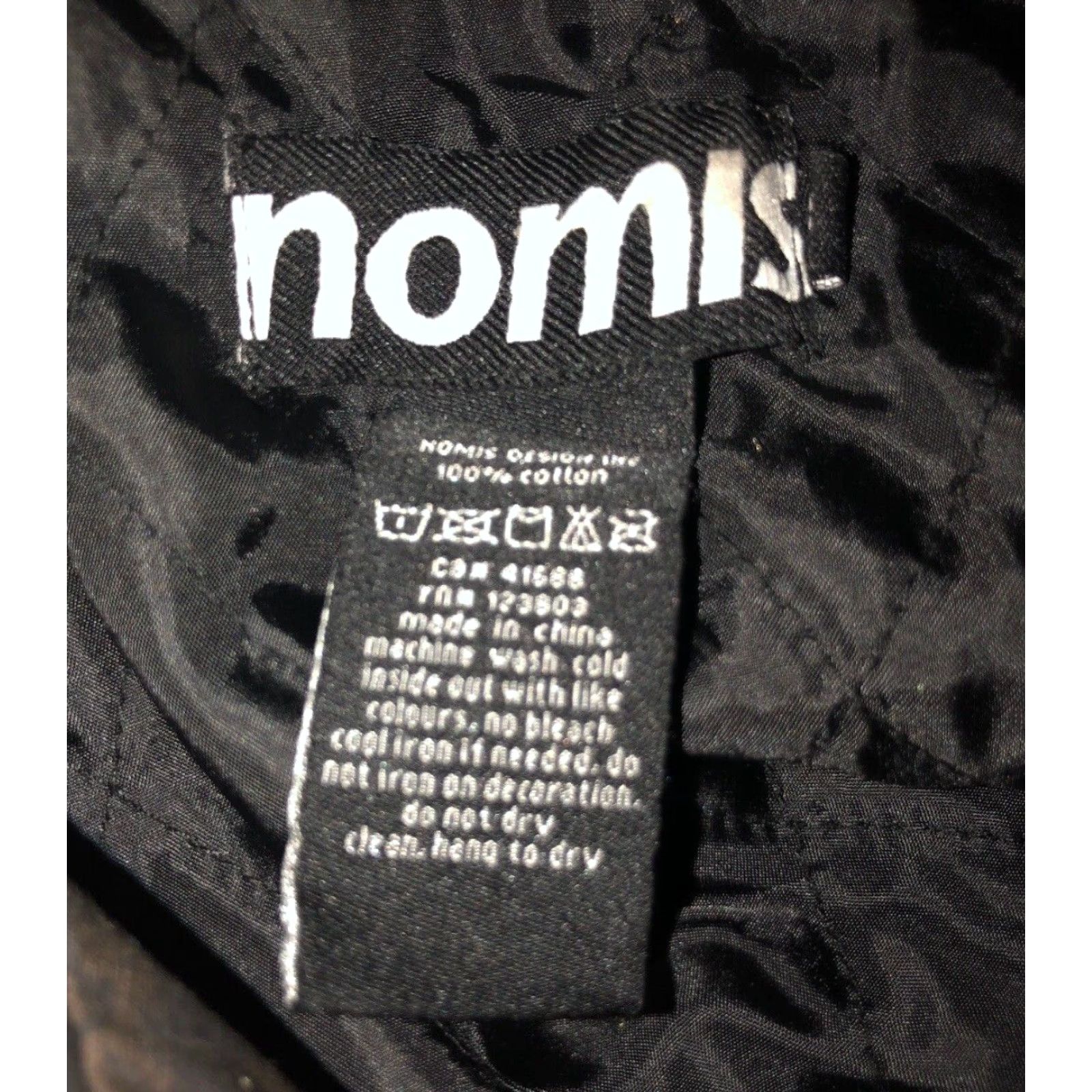 NOMIS Nomis Hoodie Mens Size M Brown/Black Quilt Lined Full Zip Size US M / EU 48-50 / 2 - 5 Thumbnail