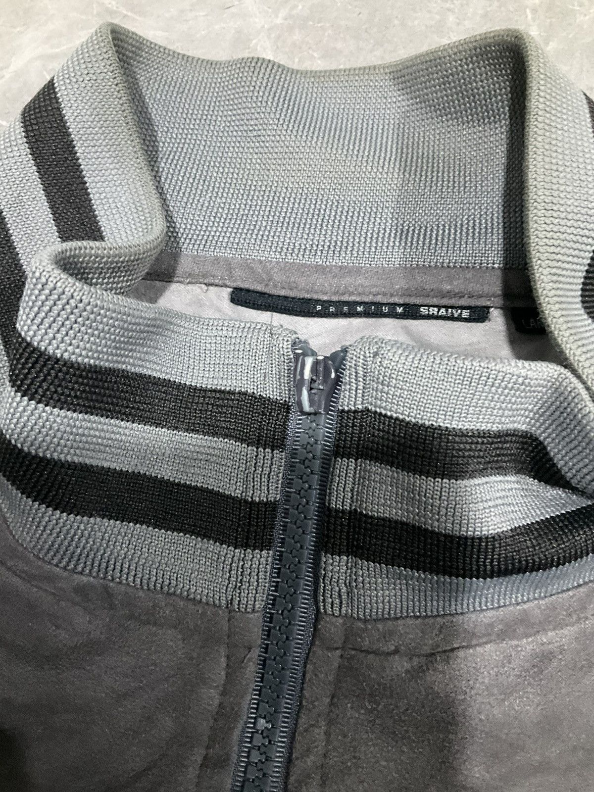 Japanese Brand × Other Japan Brand Sweat Leather 2 Line Stripe Size US L / EU 52-54 / 3 - 5 Thumbnail