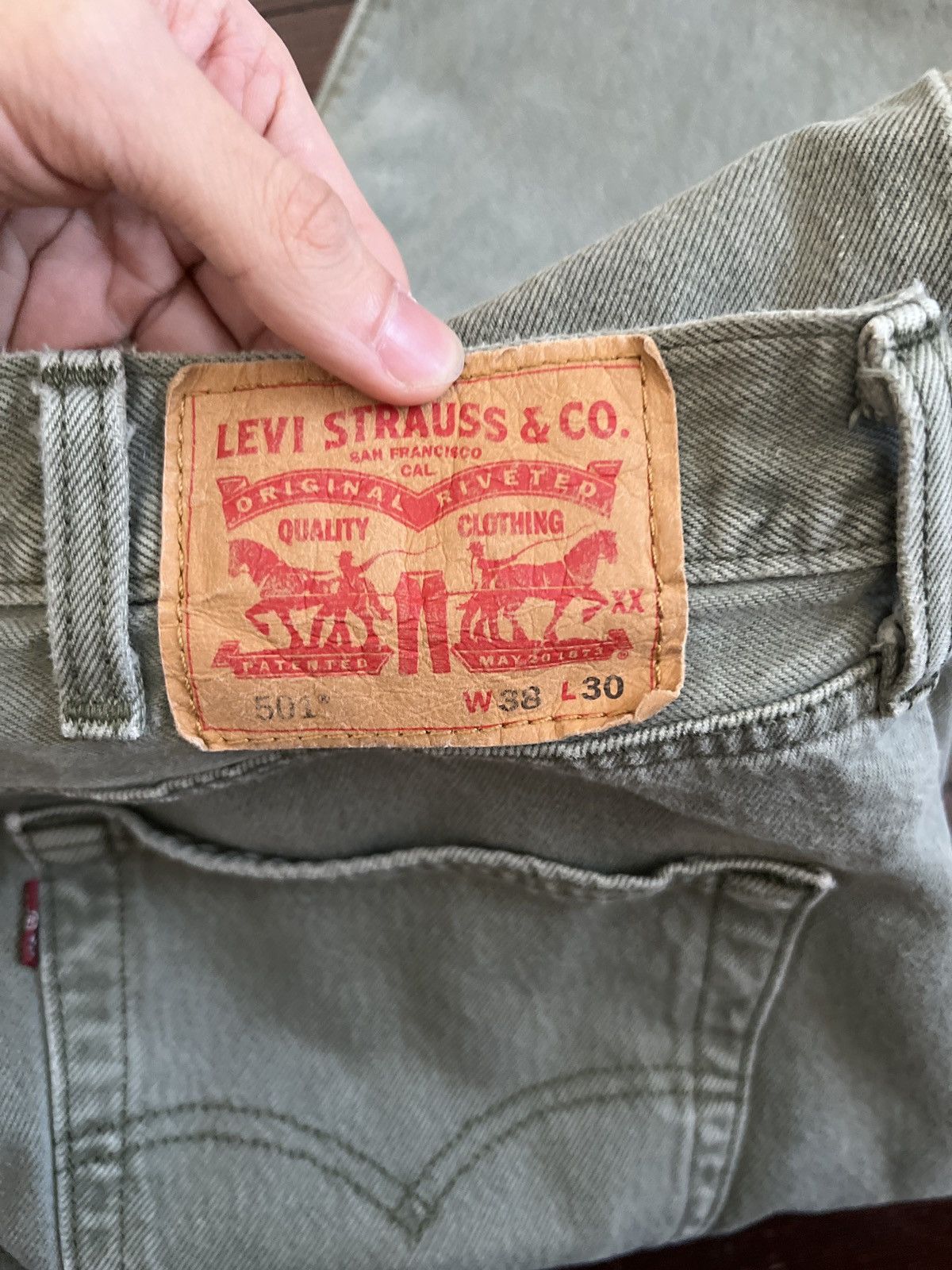 Levi's Levis 501 vintage jeans 38x30 Size US 38 / EU 54 - 3 Thumbnail