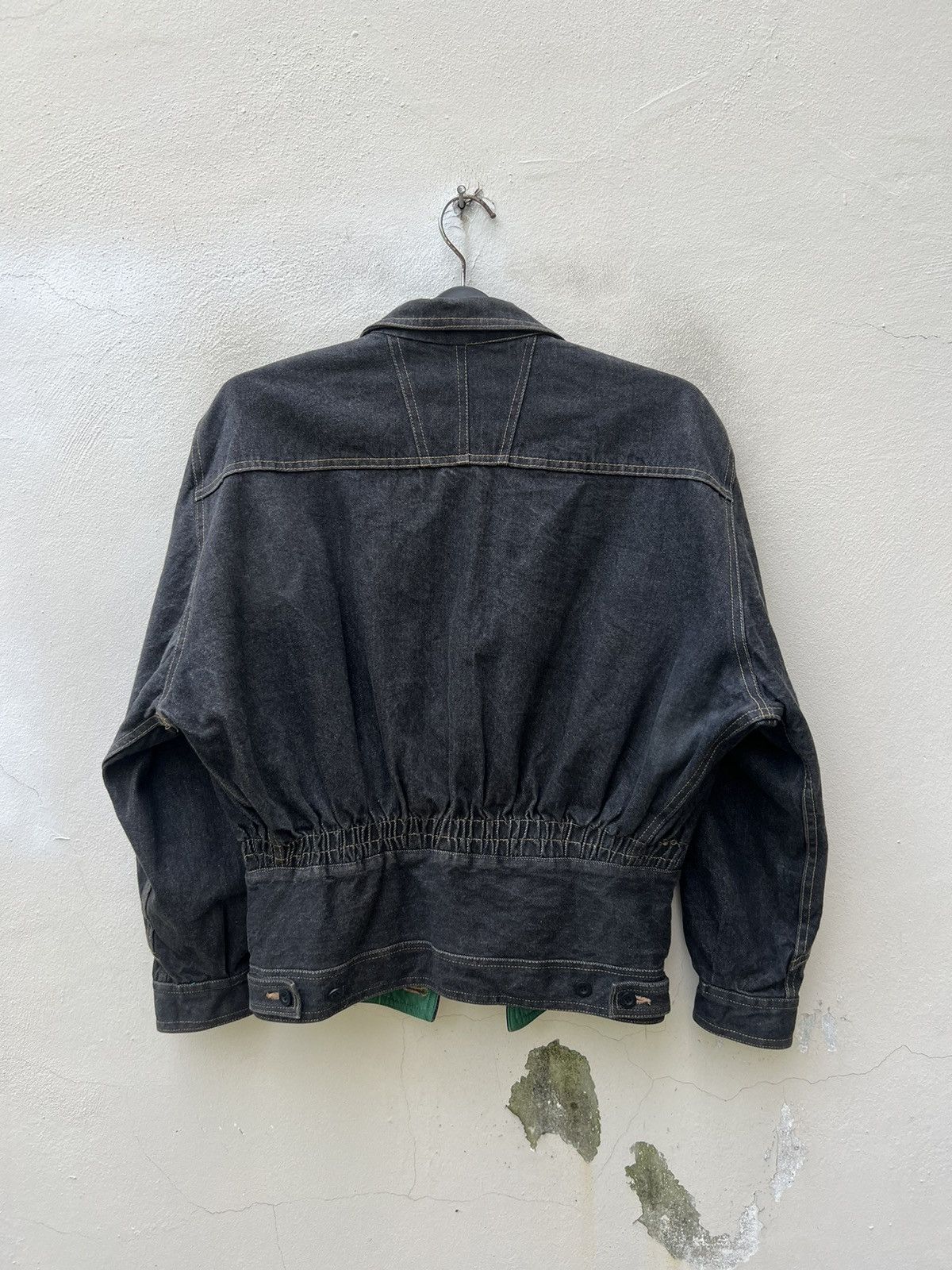 Marithe + Francois Girbaud × Vintage Vintage 90s MFG Reversible Denim Trucker Jacket Size US M / EU 48-50 / 2 - 20 Thumbnail