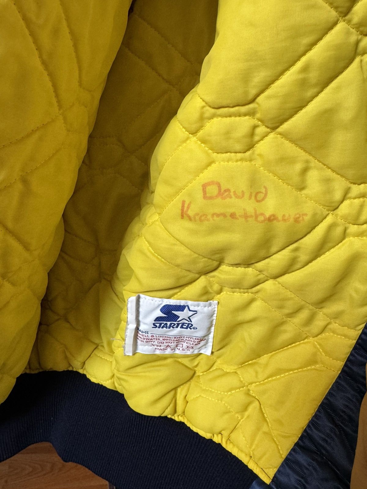 Starter Vintage Norte Dame Starter Satin jacket size XL Size US XL / EU 56 / 4 - 8 Thumbnail