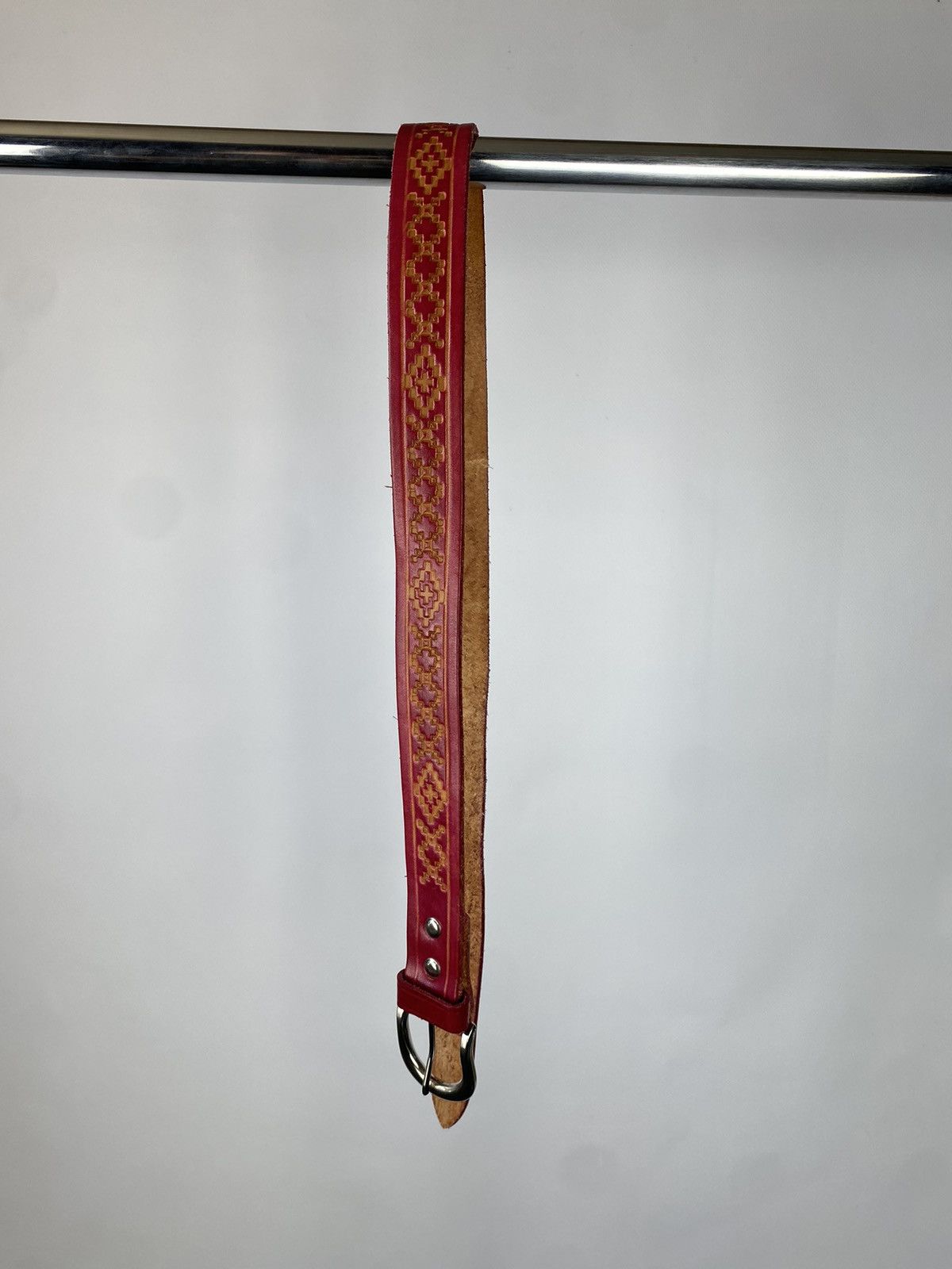 Designer × Vintage Beatriz D’Agostino Leather belt Punk Opium y2k metal rock Size ONE SIZE - 4 Thumbnail