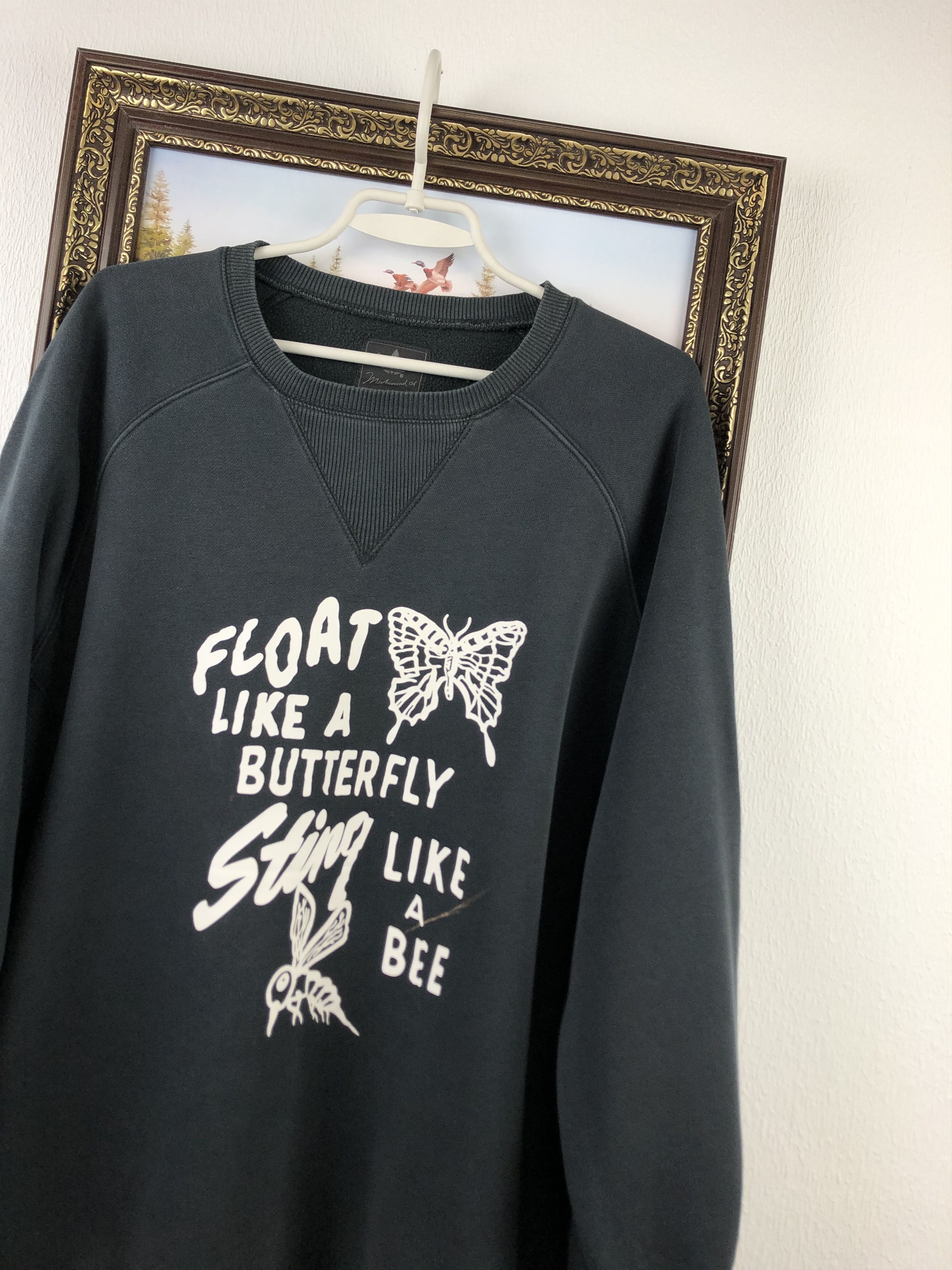 Adidas Vintage Muhammad Ali Float Like A Butterfly Sweatshirt Size US XL / EU 56 / 4 - 4 Thumbnail