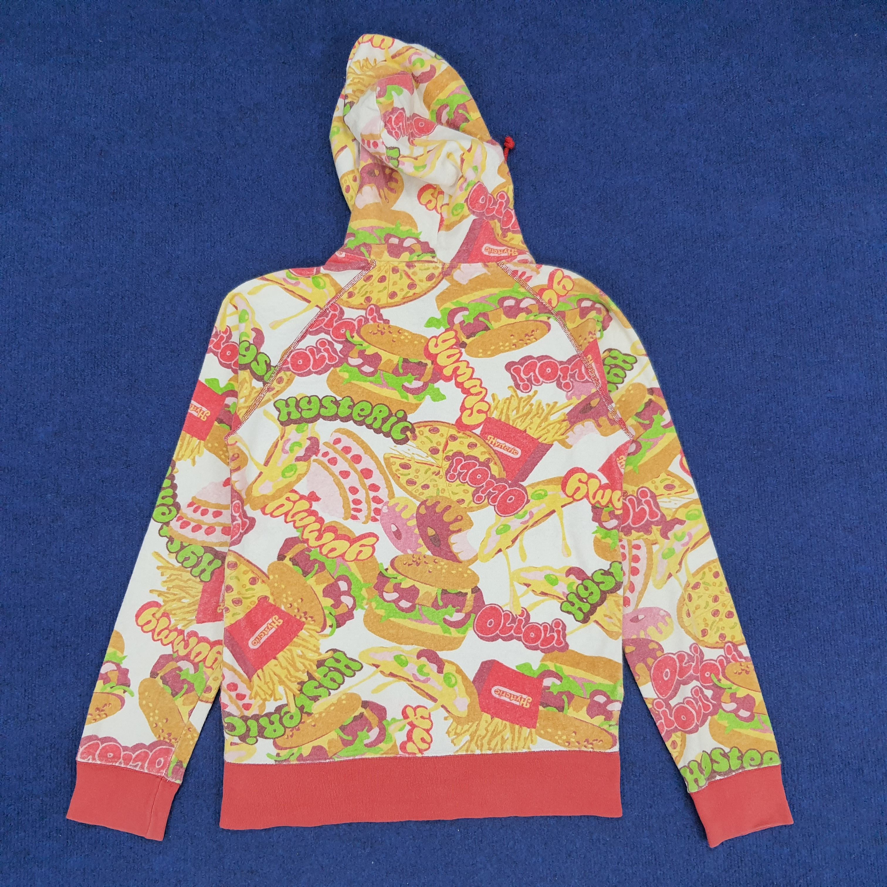 Hysteric Glamour × Japanese Brand × Vintage Vintage Hysteric Glamour Yummy Olioli Junk Food Hoodies Size XS / US 0-2 / IT 36-38 - 3 Thumbnail