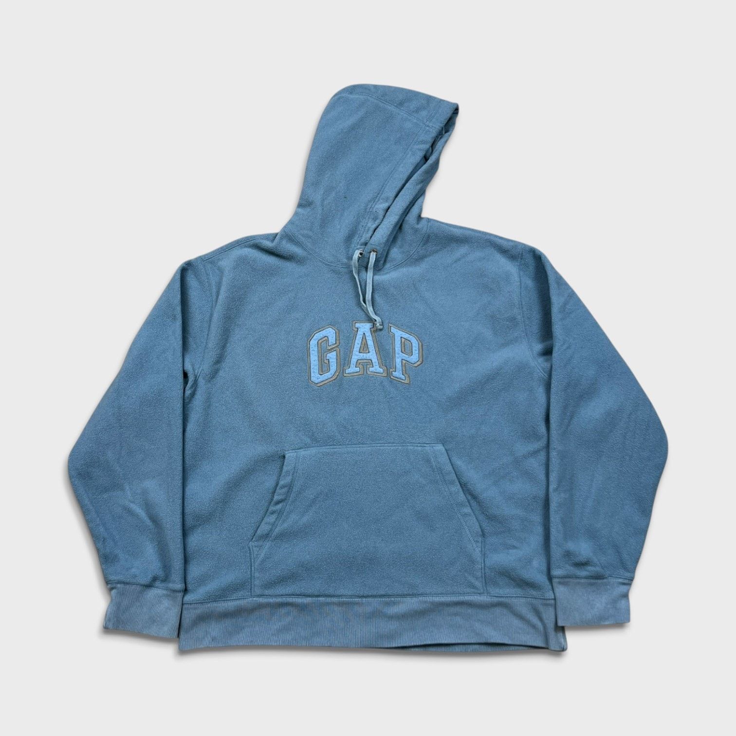 Gap × Vintage Gap Hoodie Medium Spell Out Classic Outdoor Pullover Fleece Size US M / EU 48-50 / 2 - 1 Thumbnail