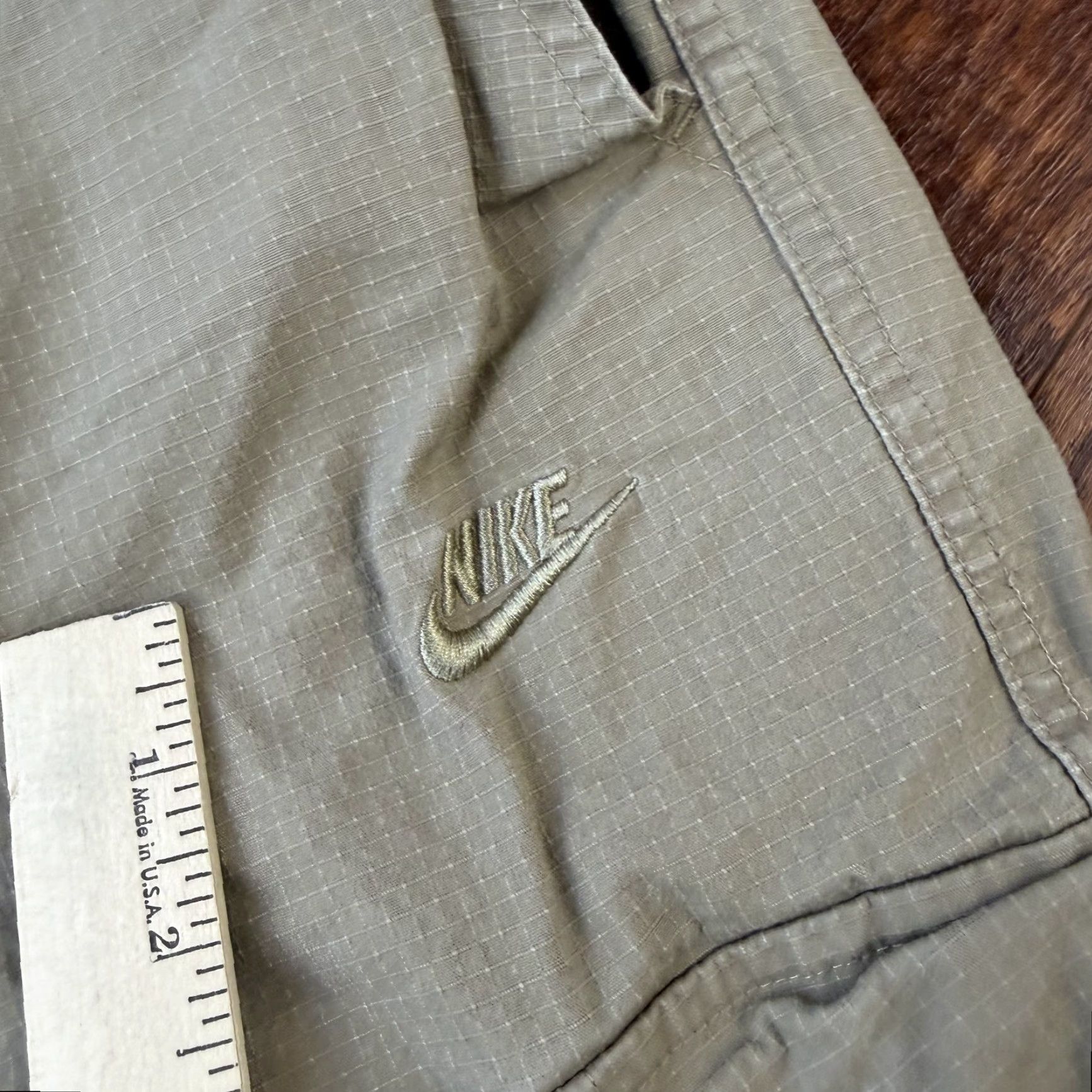 Nike Nike Pants Mens 32 Beige Cargo Woven Club Rip Stop Stretch FZ5765-247 Sportswear Size US 32 / EU 48 - 4 Thumbnail