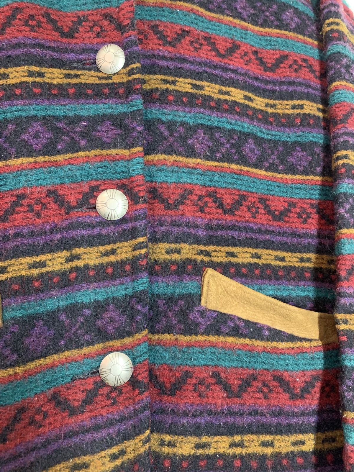 L.L. Bean × Vintage × Woolrich Woolen Mills Vintage WOOLRICH Native Aztec Wool Womens Jacket Size US M / EU 48-50 / 2 - 7 Thumbnail