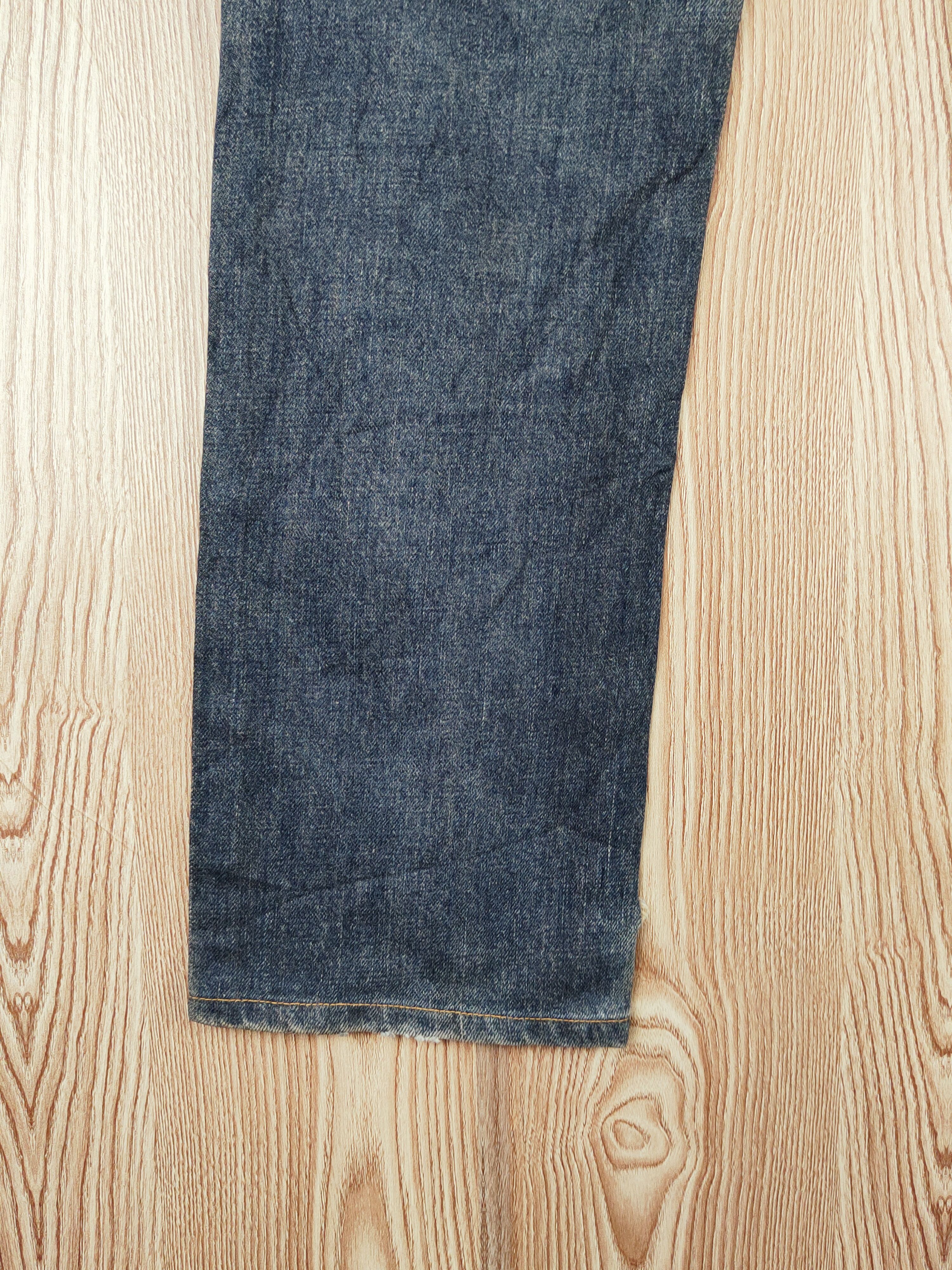 Edwin Edwin Black Distressed Ripped Jeans #S2696 Size US 28 / EU 44 - 11 Thumbnail