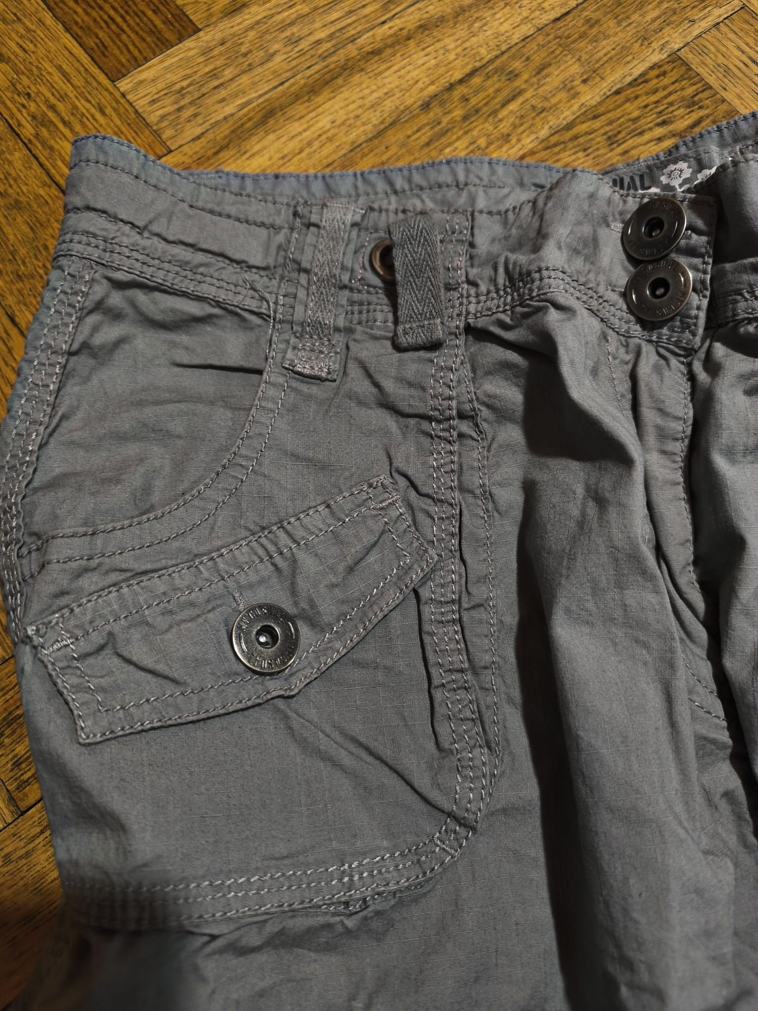 Other 00s japan style cargo miniskirt metal studded hardwear Size 31" - 6 Thumbnail