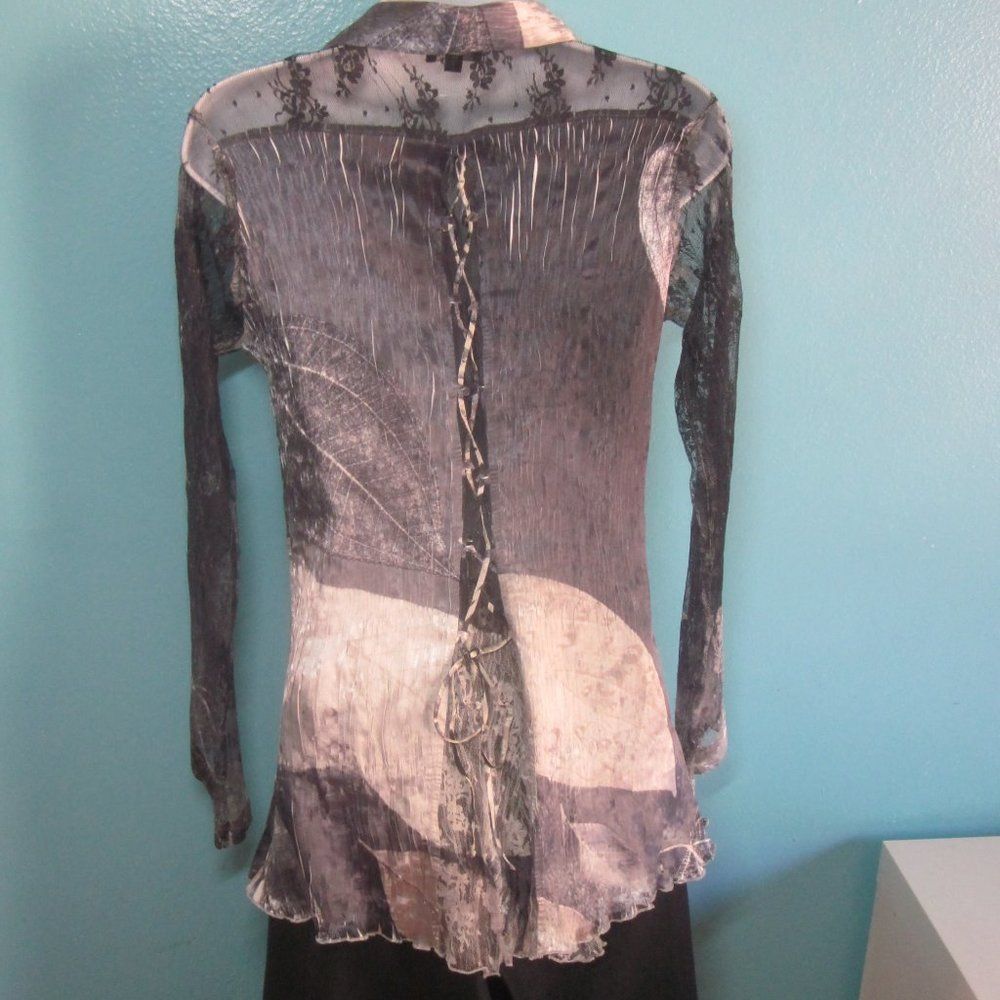 Other Komarov Blouse Lace Up Back Size M Size M / US 6-8 / IT 42-44 - 2 Thumbnail