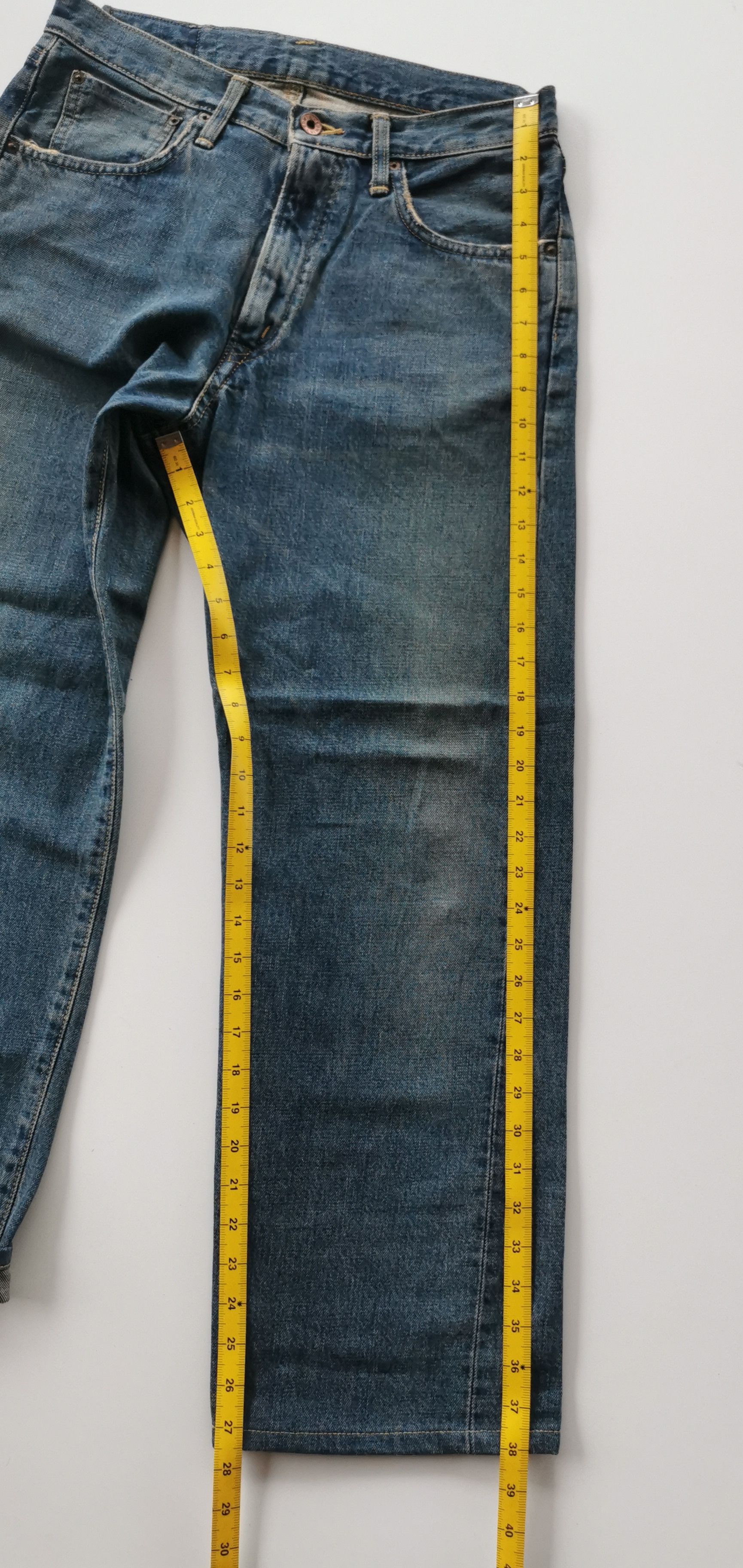 Edwin × If Six Was Nine × Le Grande Bleu (L.G.B.) Edwin 505X Selvedge denim jeans Size US 30 / EU 46 - 11 Thumbnail