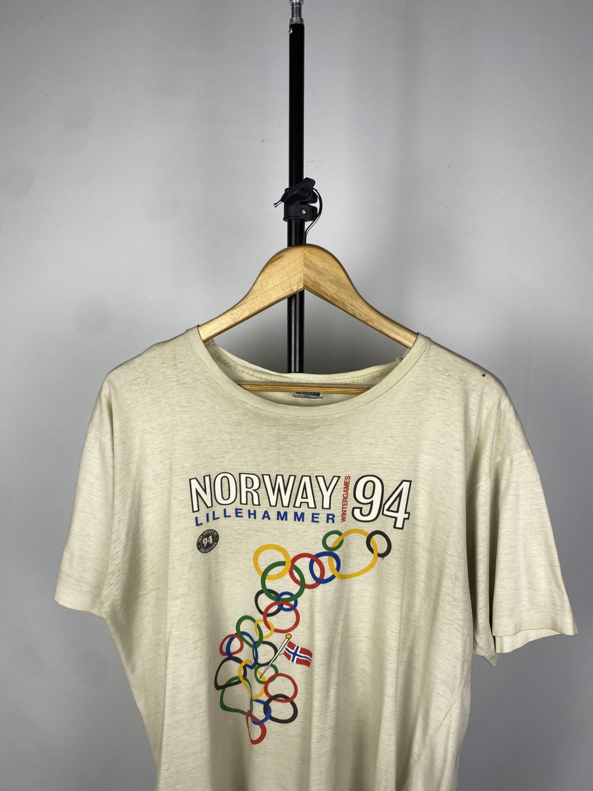 USA Olympics × Vintage Vintage rare 1994 Norway Olympics Games T-Shirt Men Size US L / EU 52-54 / 3 - 2 Thumbnail