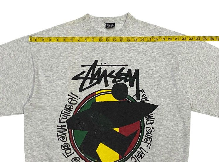 Stussy × Vintage Vintage Stussy Rasta Sweatshirt Size US M / EU 48-50 / 2 - 15 Thumbnail