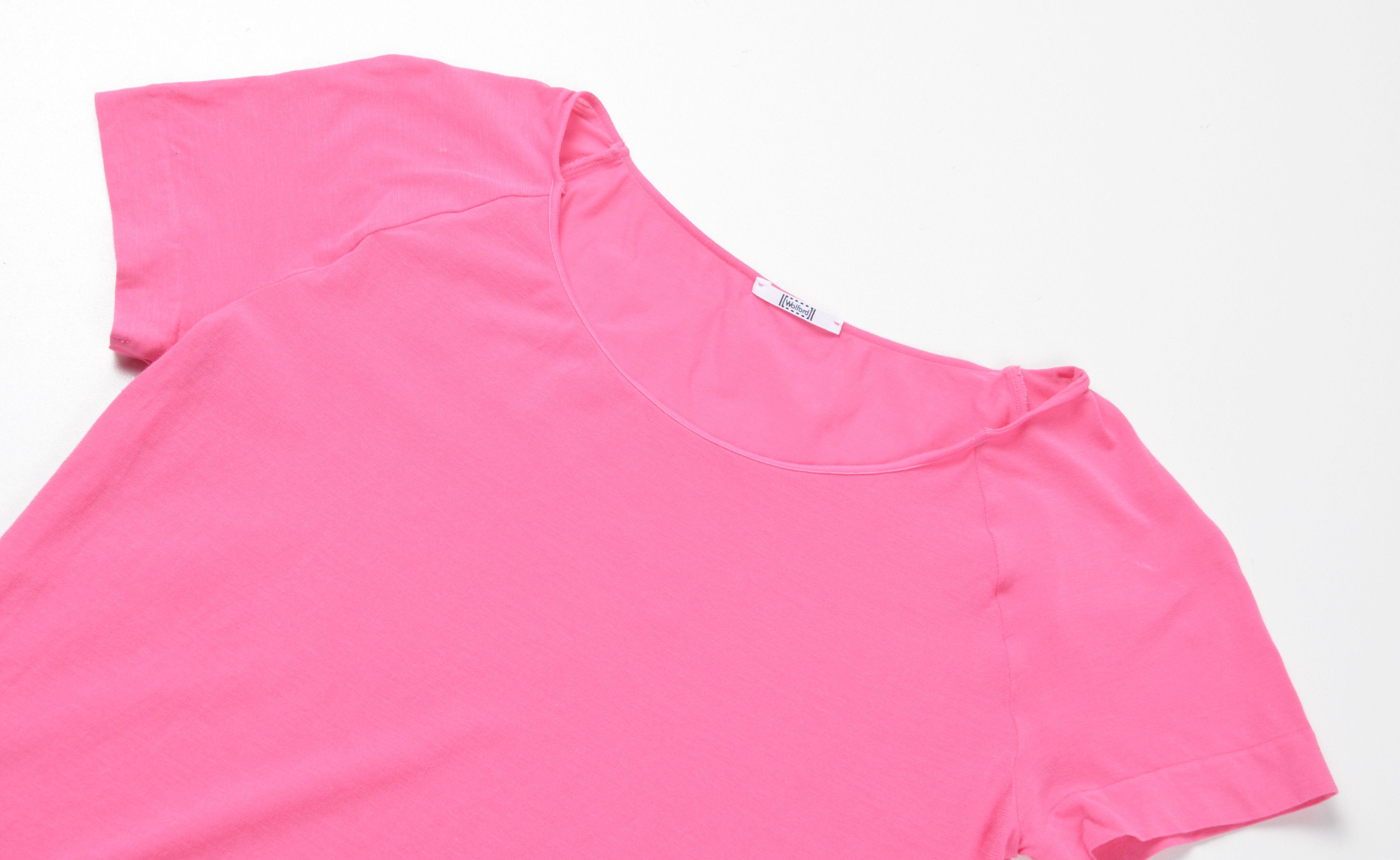 Wolford Wolford Neon Pink Basic Y2K Slim Fit Minimalist Top Size S / US 4 / IT 40 - 5 Thumbnail