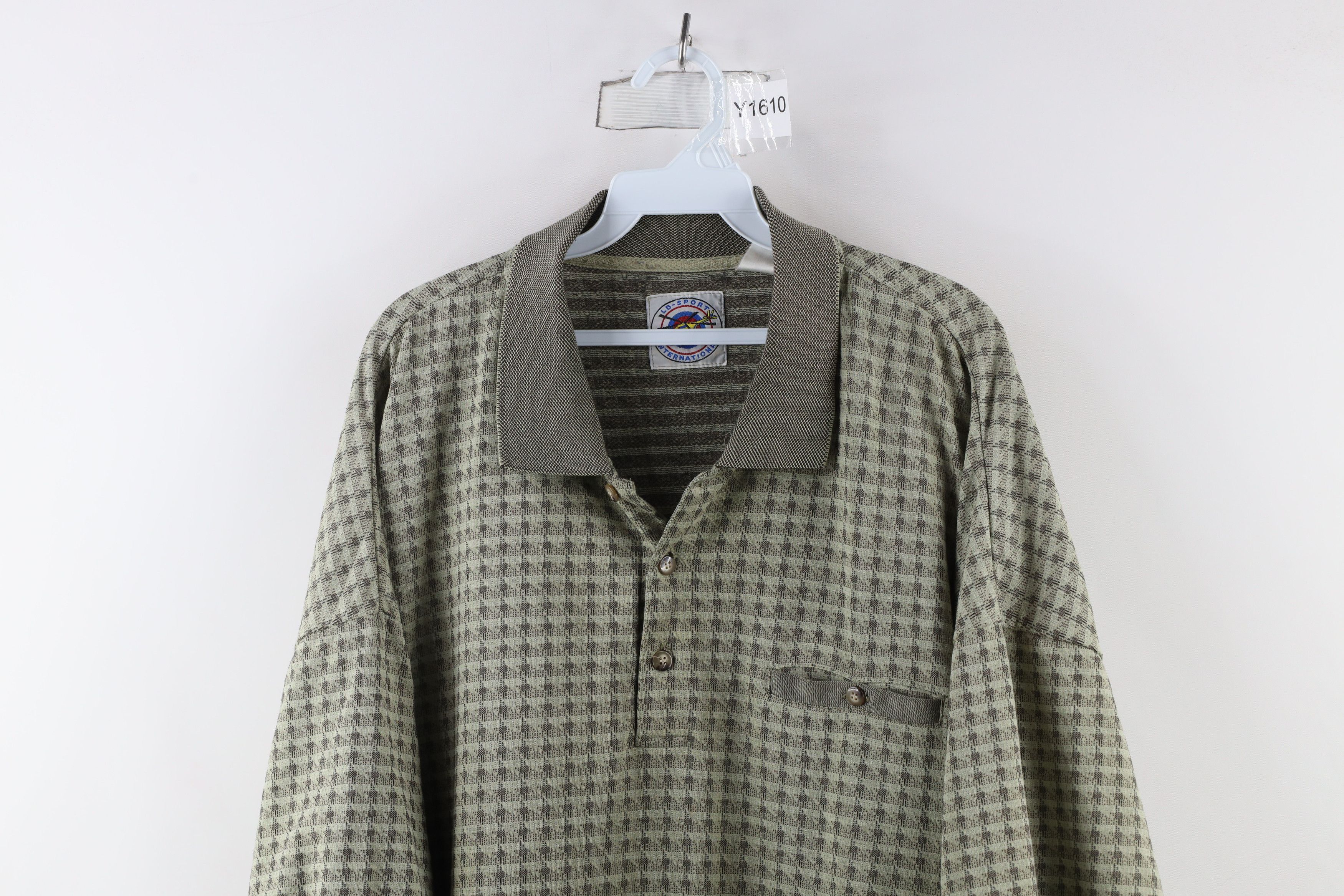 Vintage Vintage 90s Streetwear Knit Collared Pullover Polo Shirt Size US XXL / EU 58 / 5 - 2 Thumbnail