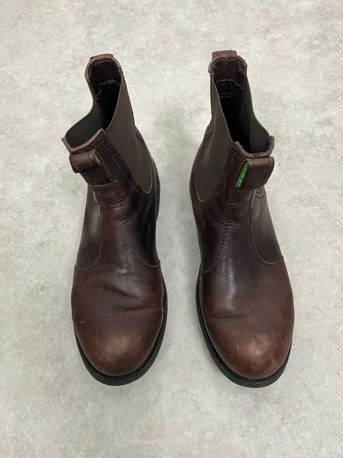 Dirk Bikkembergs 2000s Bikkembergs Daily Brown Leather Boots Size US 11 / EU 44 - 5 Thumbnail