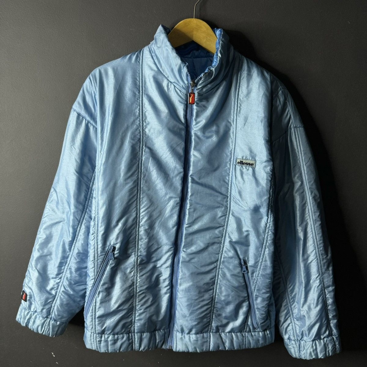 Ellesse Vintage Ellesse 80's Reversible Puffer Jacket Made in Italy Size US XS / EU 42 / 0 - 3 Thumbnail