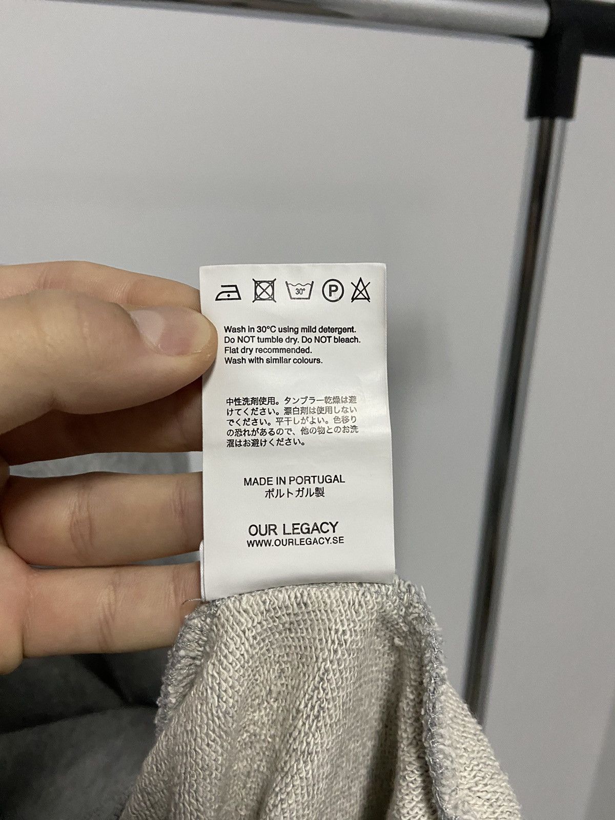Our Legacy × Vintage Our Legacy grey melange loop sweat vintage sweatshirt Size US M / EU 48-50 / 2 - 7 Thumbnail