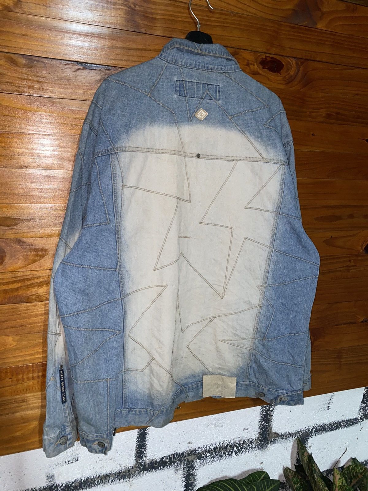 Enyce Vintage Y2K Enyce Two-Tone Contrast Stitch Denim Jacket XXL Size US XXL / EU 58 / 5 - 11 Thumbnail
