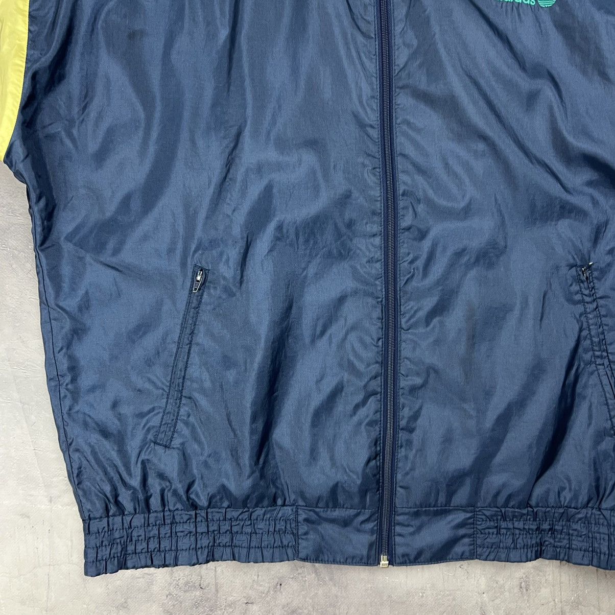 Vintage Rare! Adidas Vintage Nylon Suit Track Jacket Pants 90s Size US XL / EU 56 / 4 - 4 Thumbnail