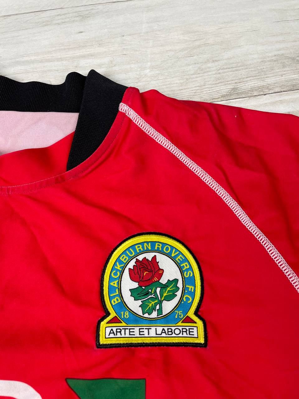 Kappa Vintage Kappa BLACKBURN 2002 2003 Cole #9 Away Shirt Jersey Size US XL / EU 56 / 4 - 5 Thumbnail