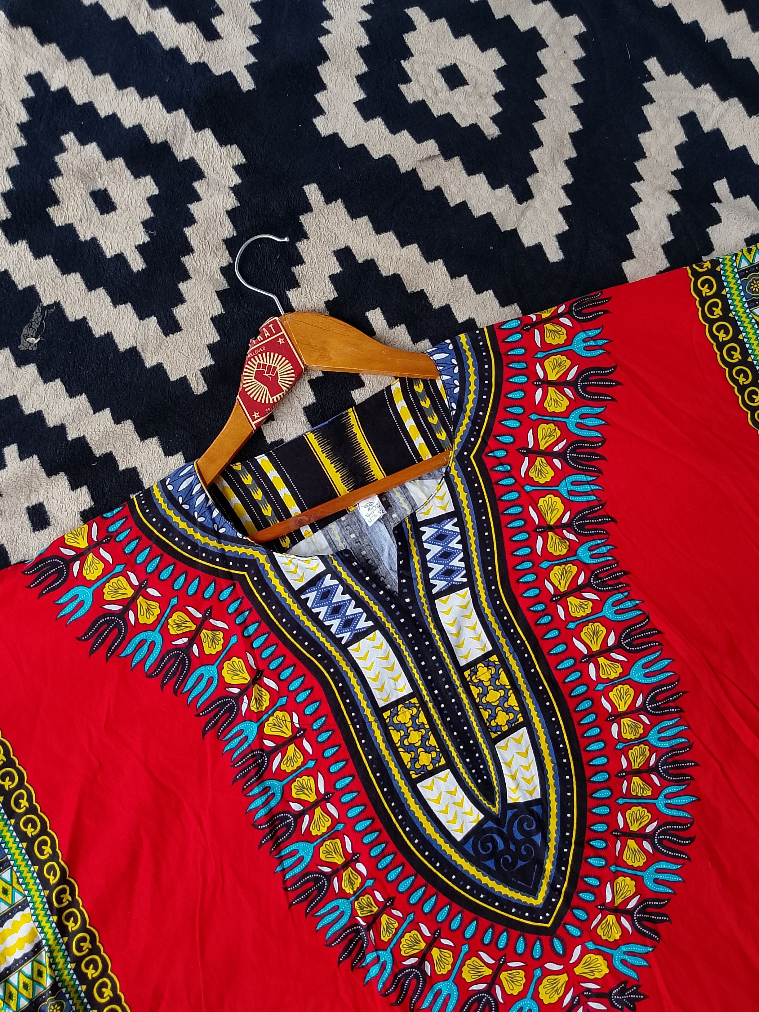 Other Traditional Dashiki Kyrgyzstan Echoes of Central Asian Craft Size US XXL / EU 58 / 5 - 4 Thumbnail