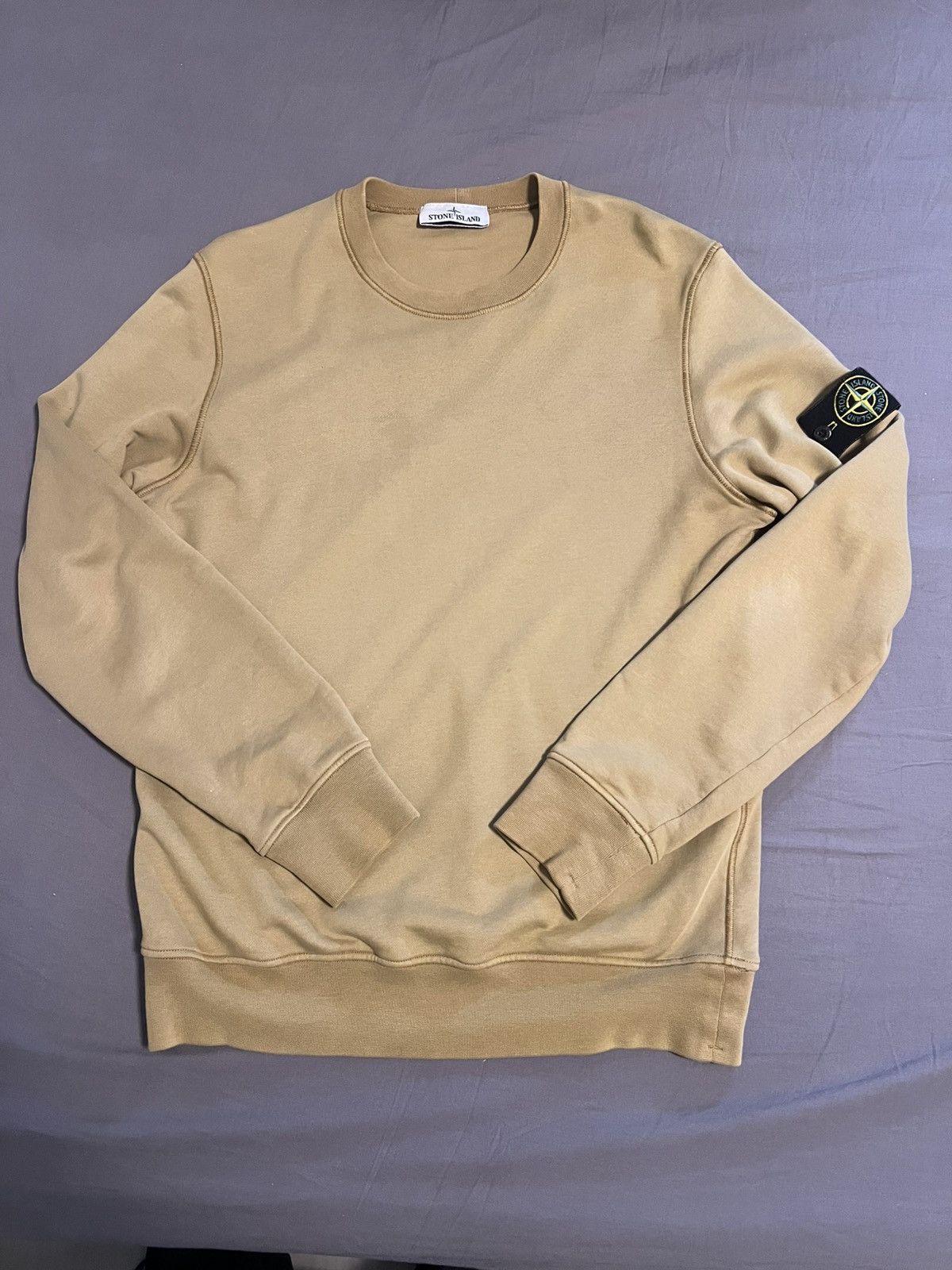 Stone Island STONE ISLAND Brushed Organic Cotton Crewneck Sweatshirt Size US M / EU 48-50 / 2 - 1 Thumbnail