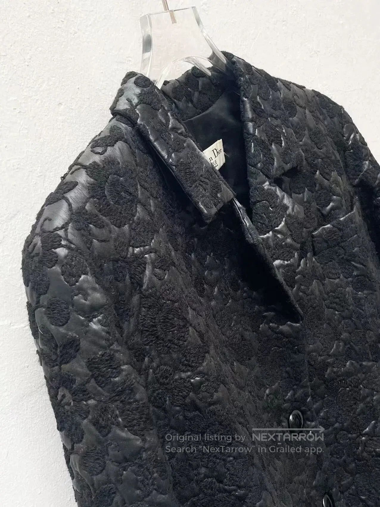 Dior Vintage Christian Dior Floral Embroidered Jacket. Size M / US 6-8 / IT 42-44 - 2 Thumbnail