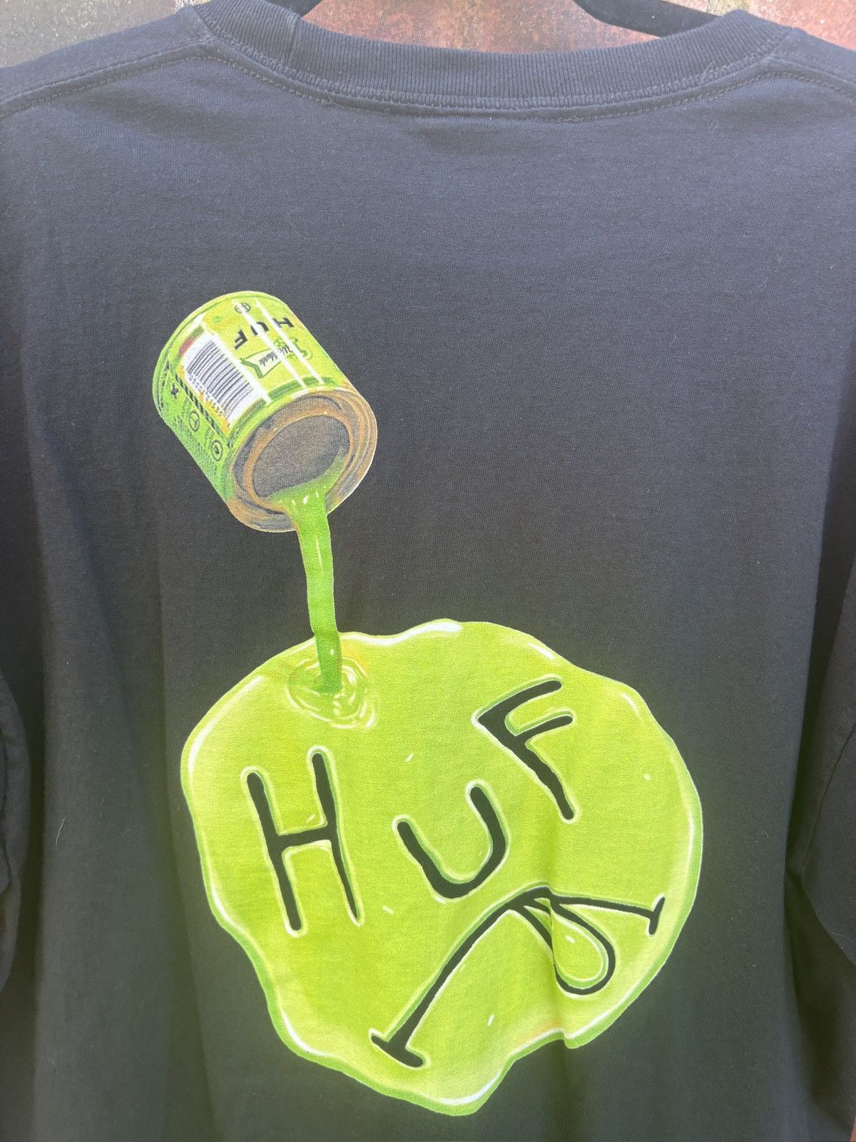 Huf Huf Slime 20 Year Anniversary Tee Streetwear Black Size XL Size US XL / EU 56 / 4 - 9 Thumbnail