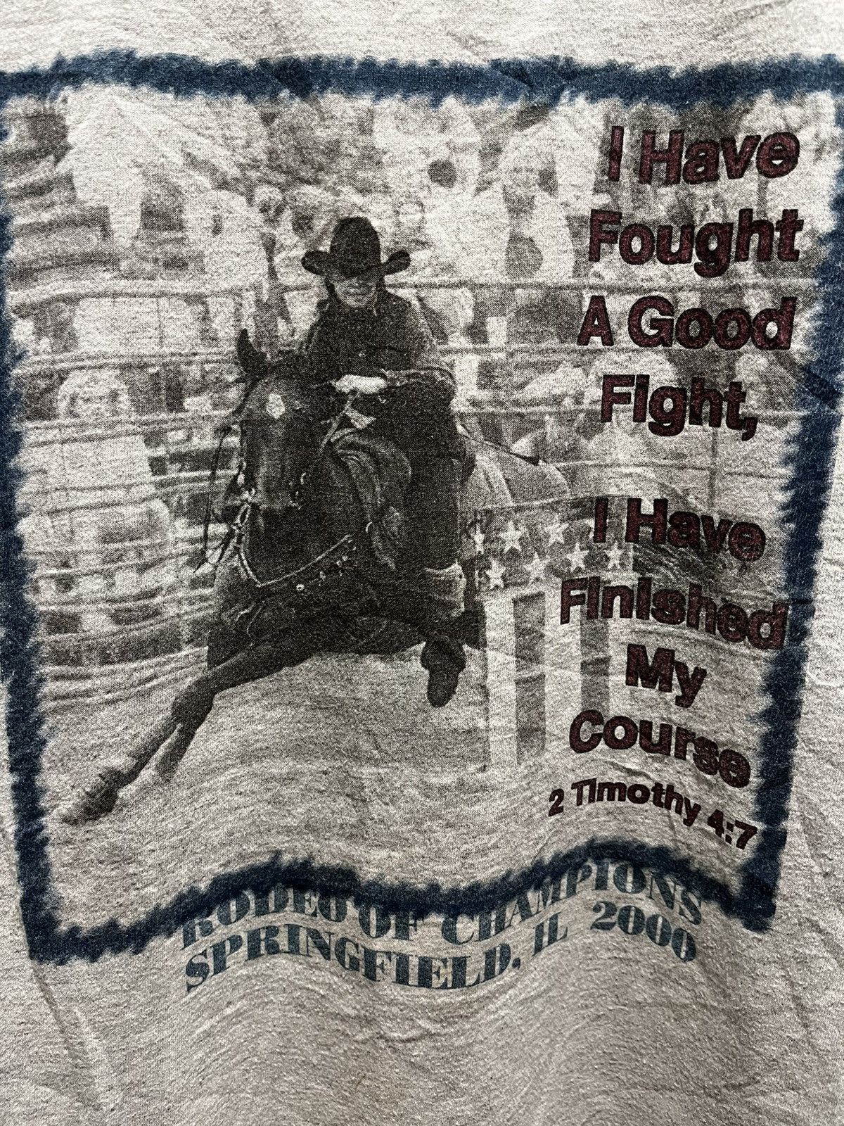 Jerzees × Vintage 2000s Rodeo Champion Size US XL / EU 56 / 4 - 3 Thumbnail