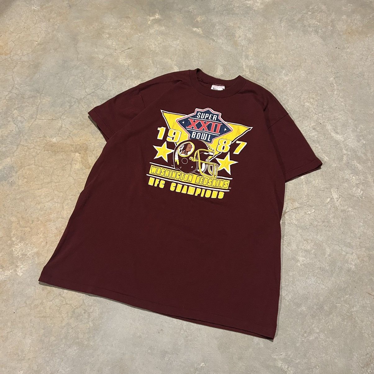 NFL × Vintage Crazy Vintage 1987 Washington Redskins Superbowl NFL Tee Size US L / EU 52-54 / 3 - 2 Thumbnail