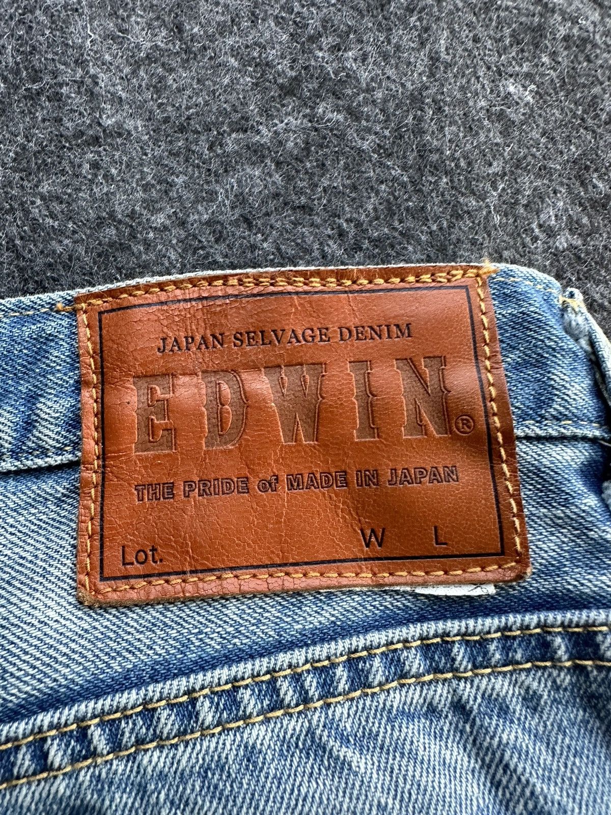 Edwin × Hysteric Glamour × Vintage Vintage Edwin 544 Selvedge Washed Blue Denim D474 Size US 32 / EU 48 - 7 Thumbnail