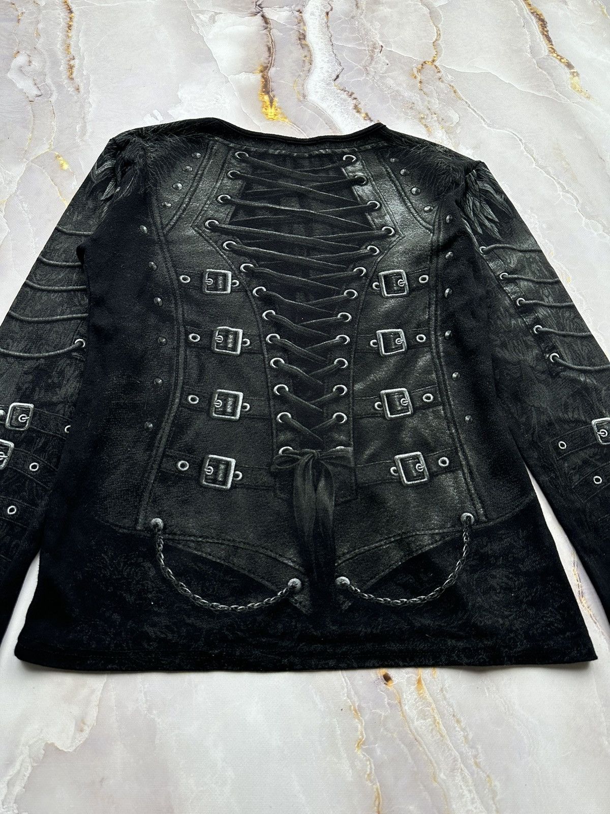Japanese Brand Vintage Printed Long Sleeve Size L / US 10 / IT 46 - 10 Thumbnail