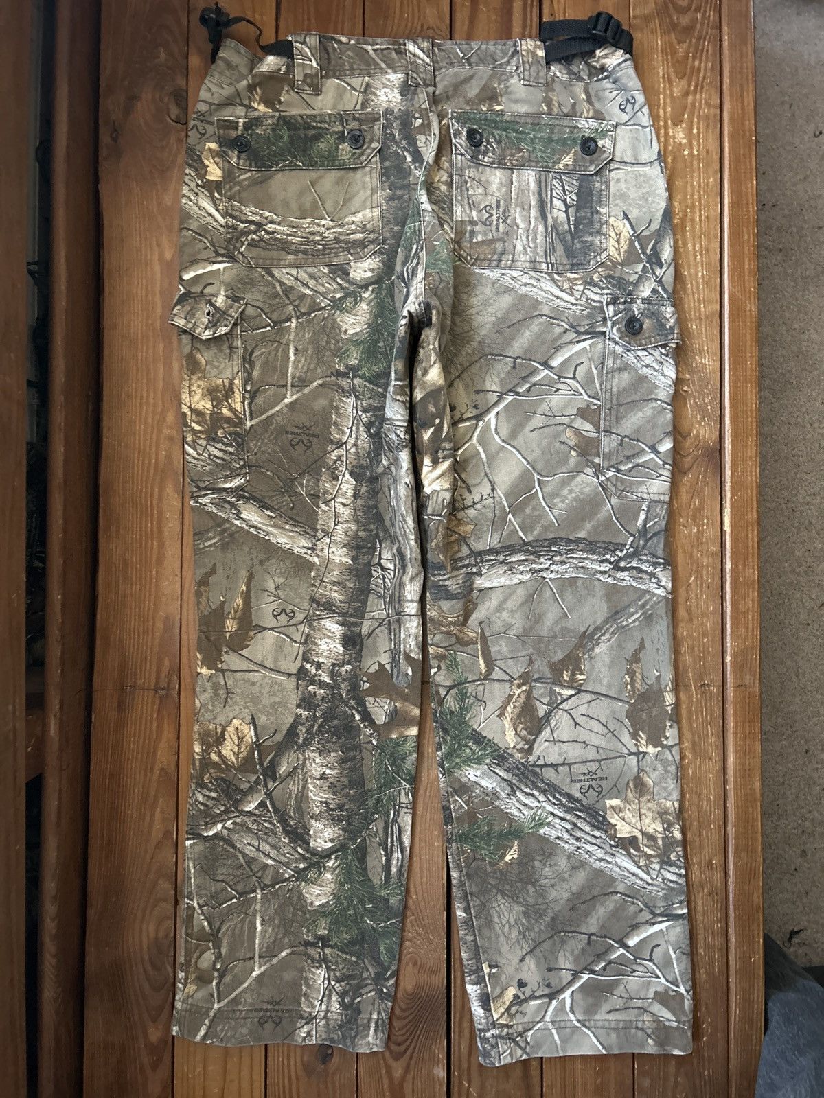 Realtree × Vintage Vintage Guide Series Real Tree Camo Cargo Pants Size US 34 / EU 50 - 3 Thumbnail