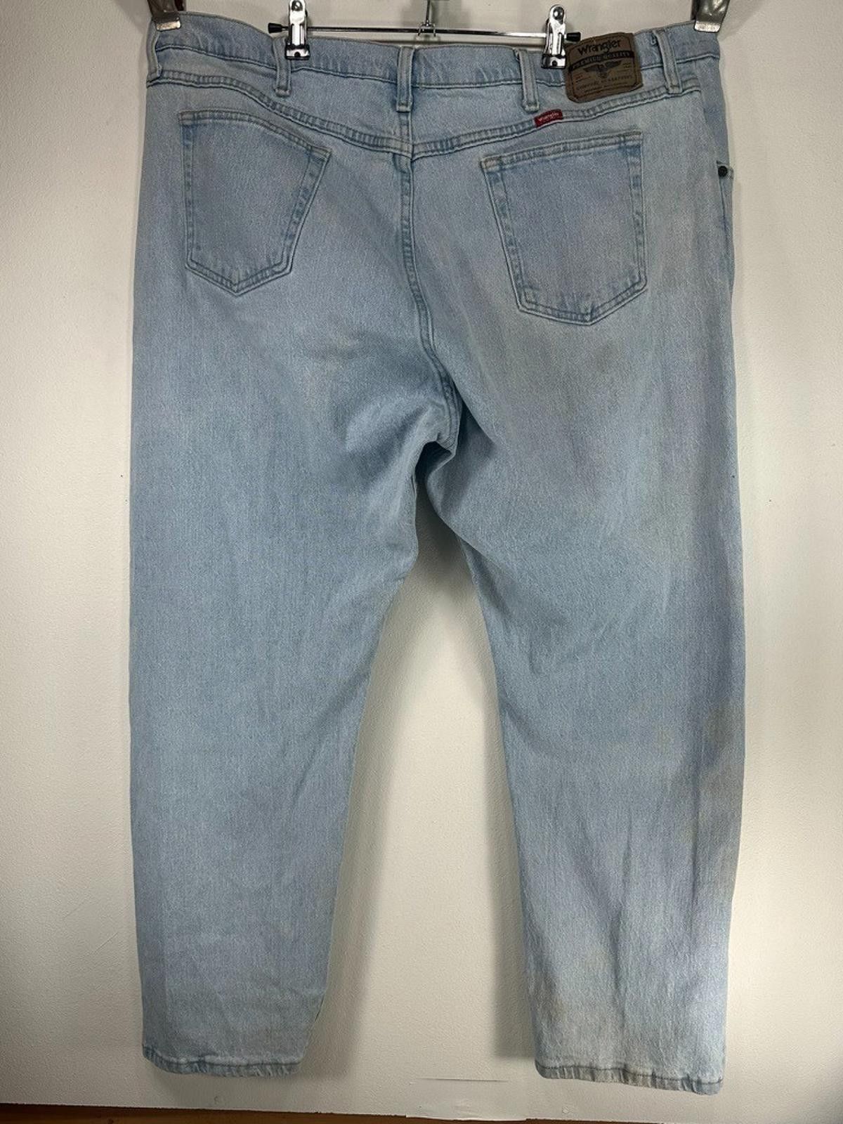 Wrangler Wrangler Men's 44/30 Premium Quality Blue Jeans Size US 44 / EU 60 - 2 Thumbnail