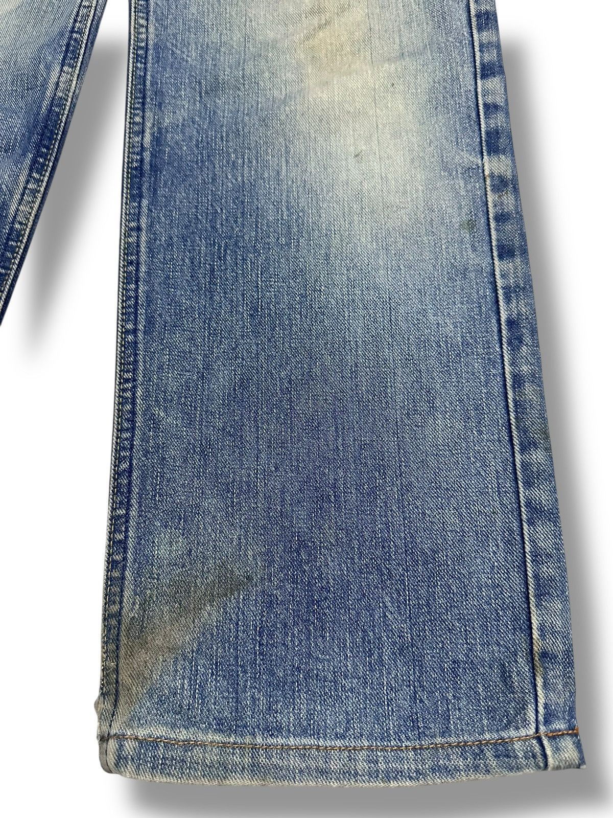 Lee Lee Rider Vintage Distressed Jean Straight Loose Style Faded Size US 28 / EU 44 - 12 Thumbnail