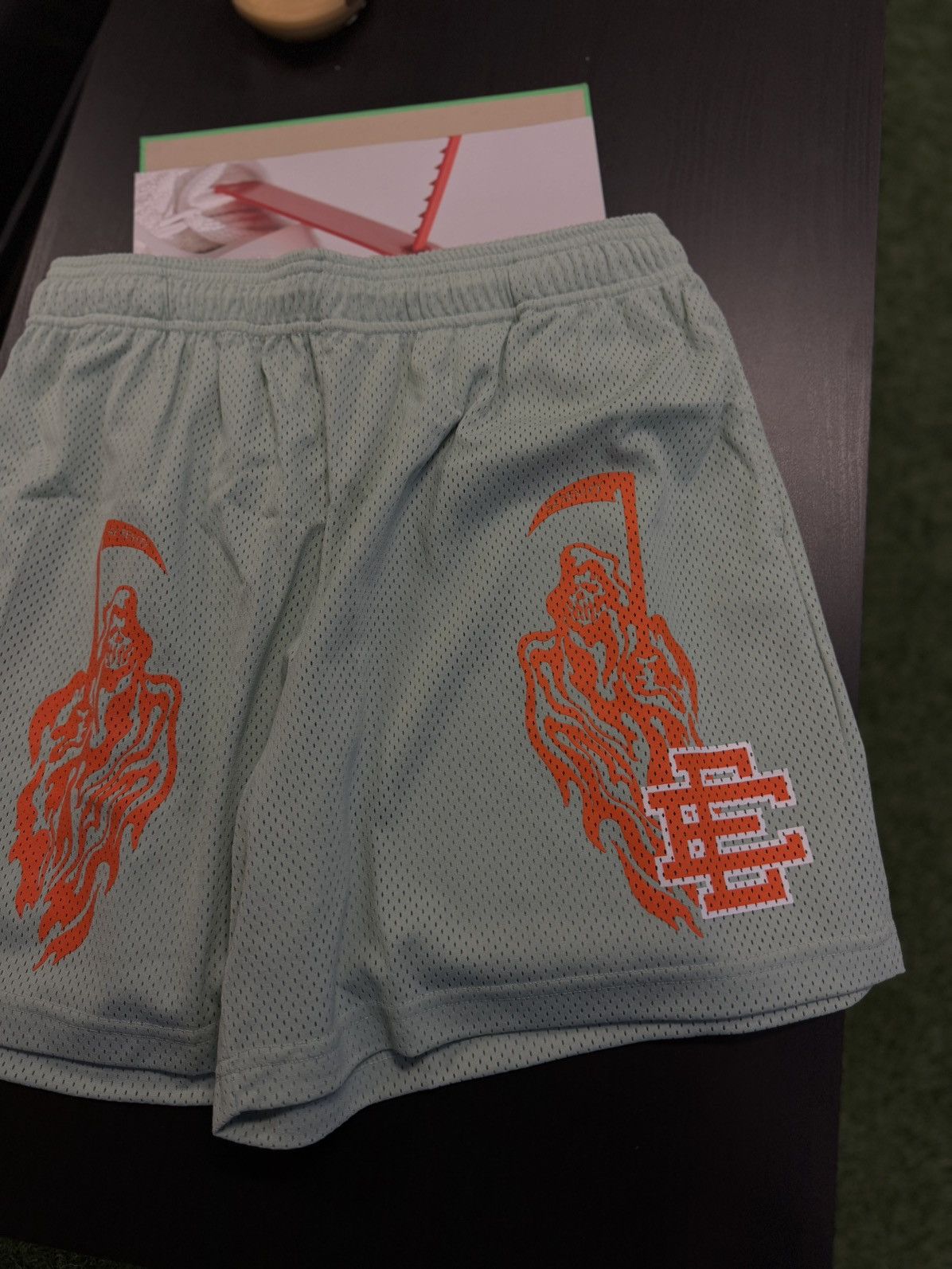 Eric Emanuel × Warren Lotas Eric Emanuel Warren Lotas Mesh Shorts Size XXL Size US 33 - 2 Thumbnail