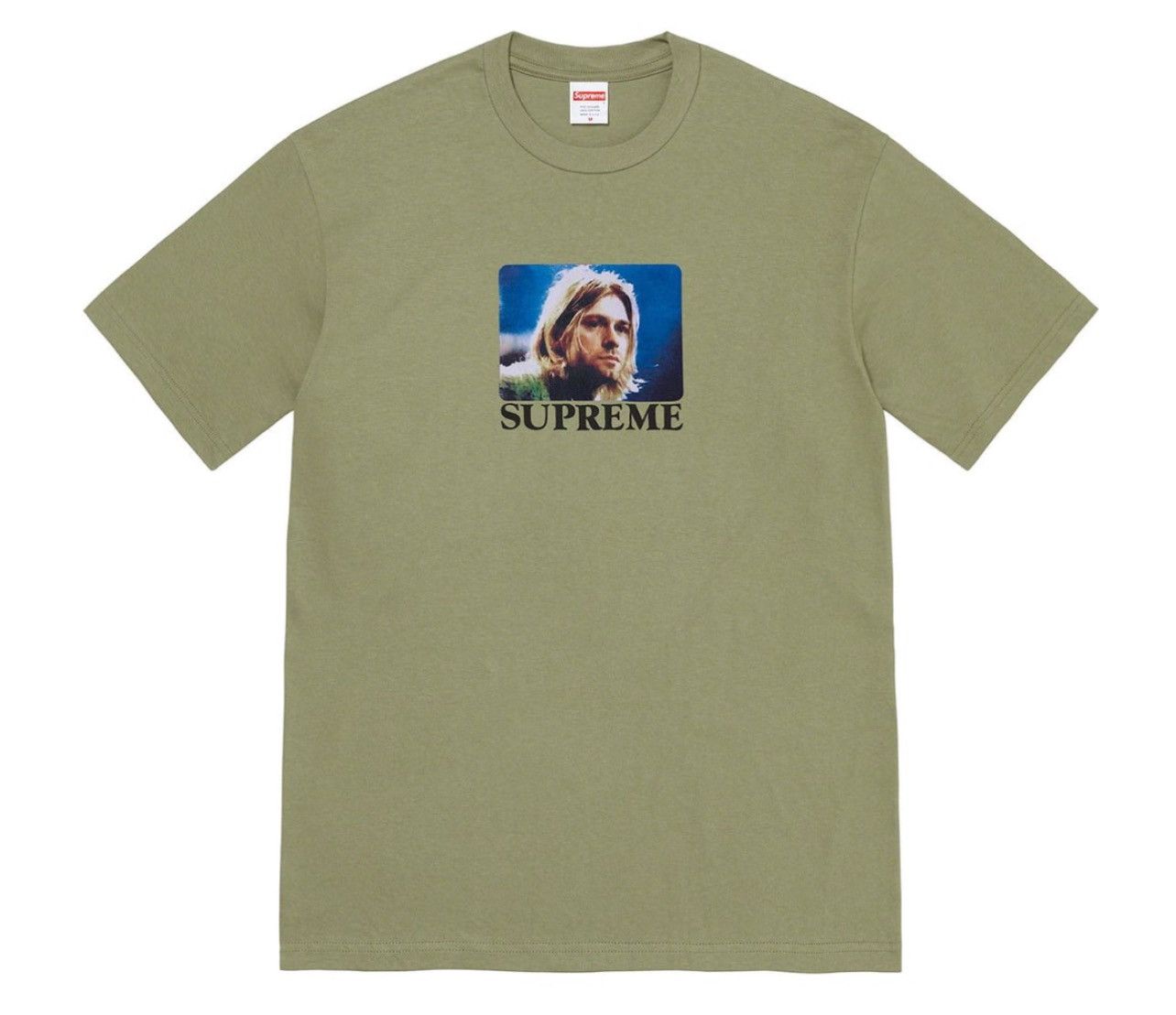 image of Supreme Kurt Cobain Tee in Green, Men's (Size XL)