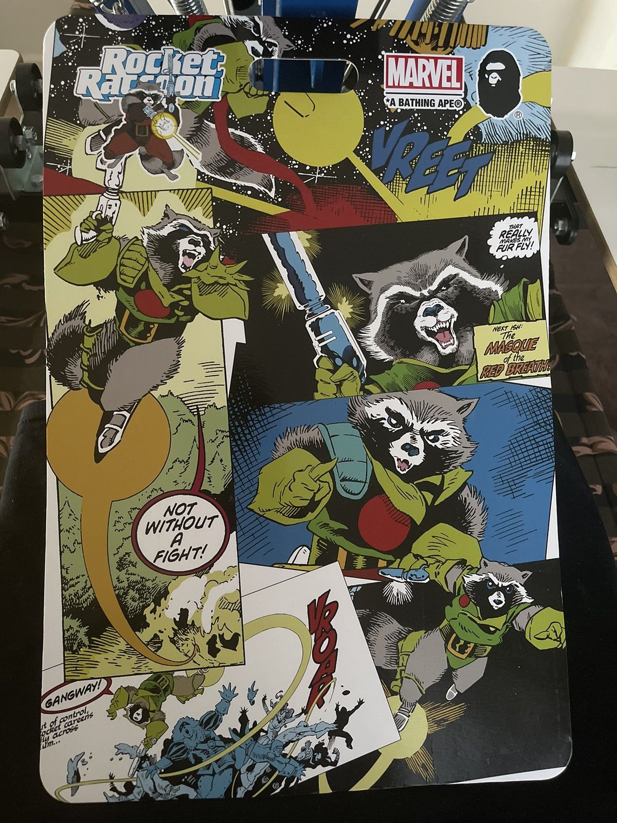 Bape × Marvel Comics Bape x Marvel Rocket Raccoon Bapesta Size US 9.5 / EU 42-43 - 16 Thumbnail