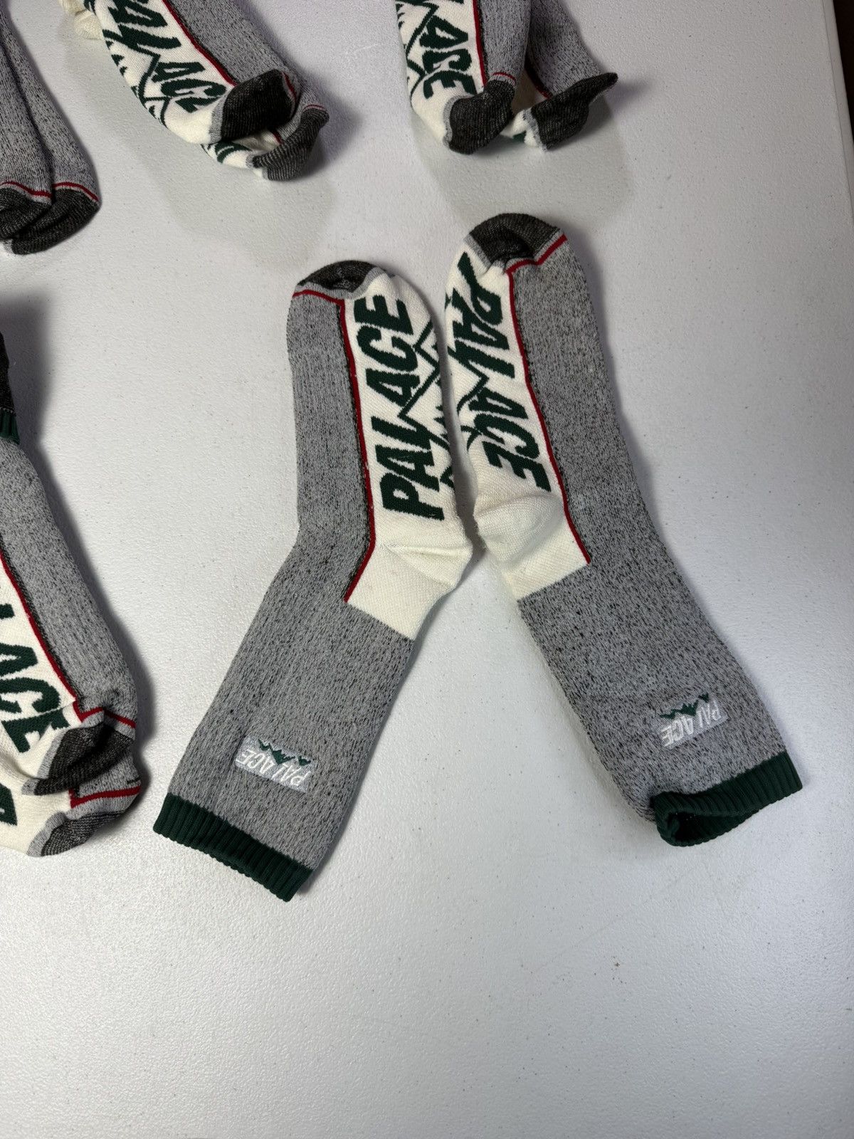 Palace X5 New Palace Talking Sock 'Grey Marl' One Sz Size ONE SIZE - 4 Thumbnail