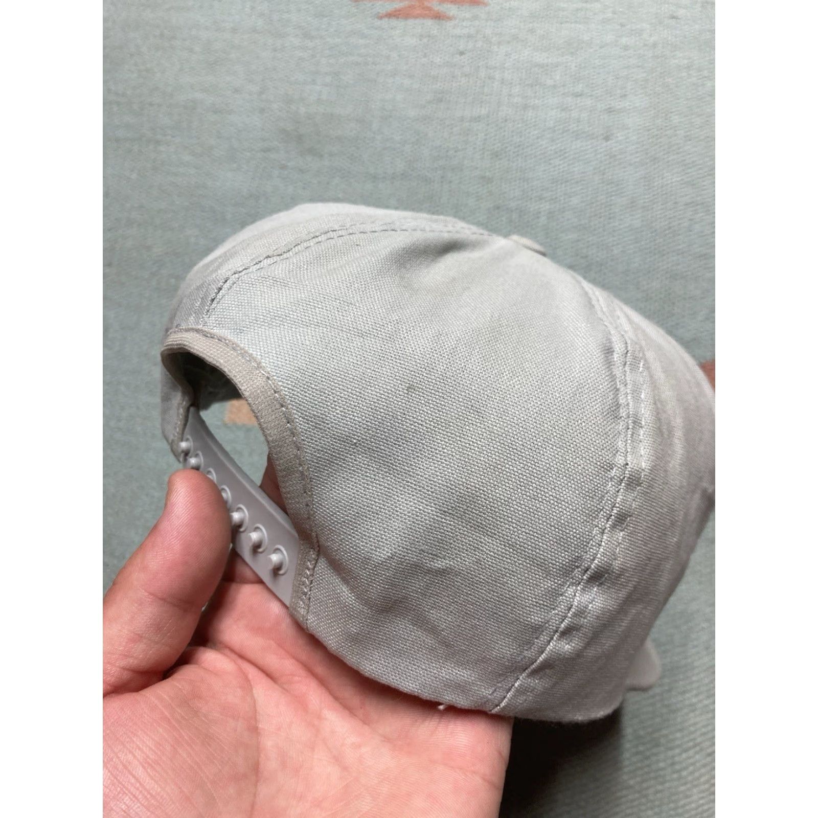 Vintage VINTAGE 80s 90s SnapBack hat cap sealed power car mechanic automobile USA made Mens Adjustable Gray Snapback USA Size ONE SIZE - 5 Thumbnail