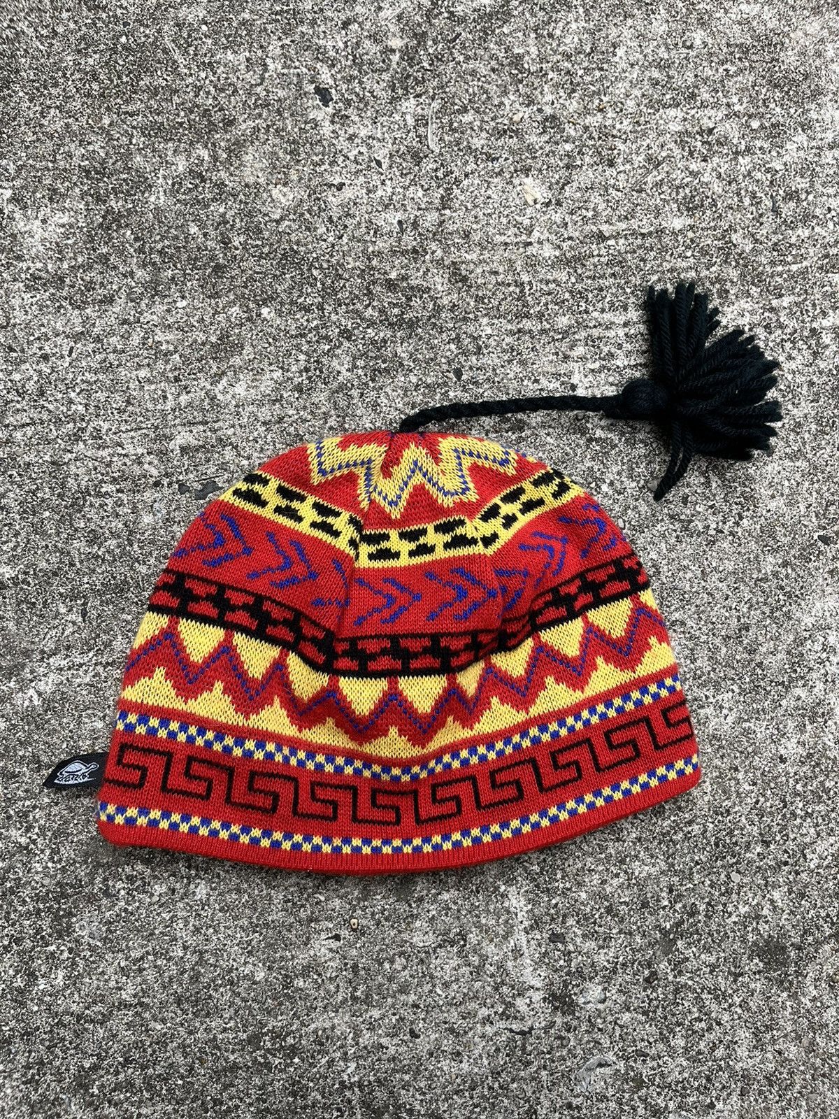 Vintage Vintage Turtle Furo Beanie Size ONE SIZE - 1 Thumbnail