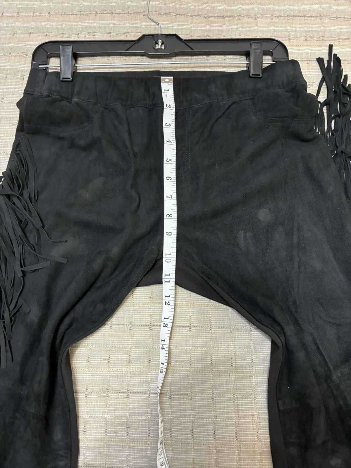 Other Black Fringe Pants Size US 32 / EU 48 - 12 Thumbnail