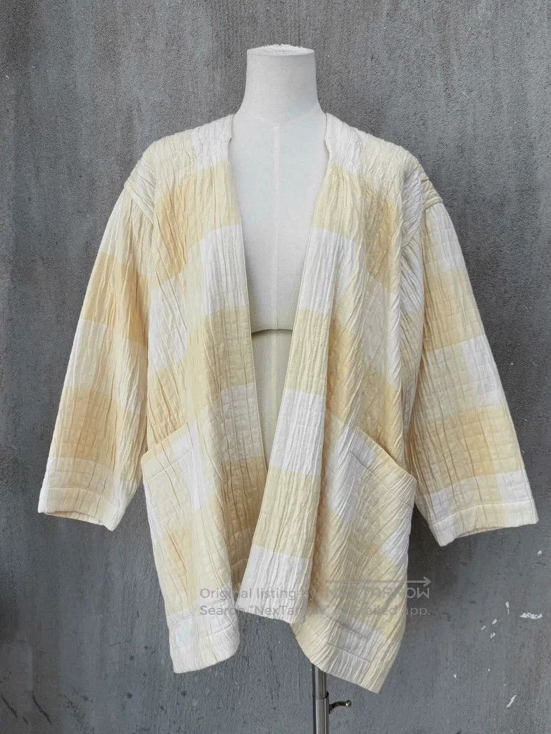 Issey Miyake Issey Miyake Haori Blend Textured Cardigan Size M / US 6-8 / IT 42-44 - 2 Thumbnail