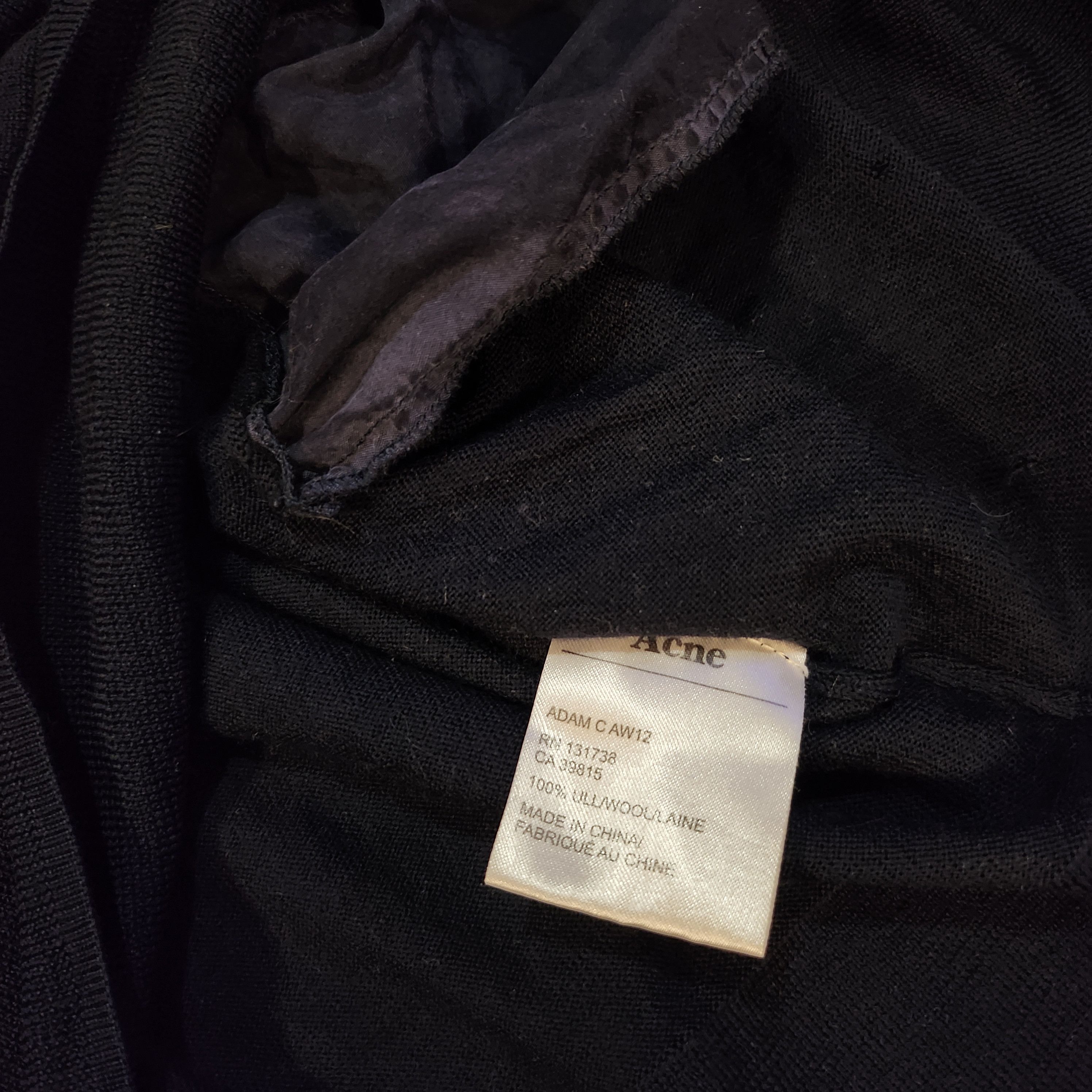 Acne Studios 100% wool Cardigan Adam C AW12 Acne Studios Size US L / EU 52-54 / 3 - 4 Thumbnail