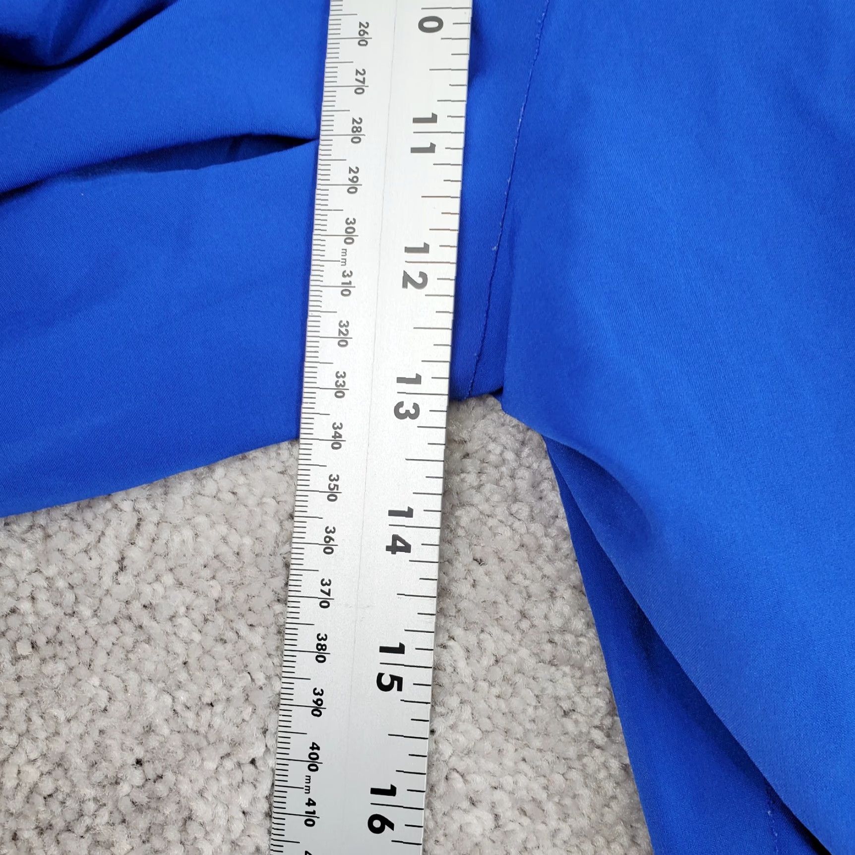 Speedo Speedo Shorts Men 36 Blue Black Polyester Stretch Lace-Up Boardshorts Pockets Size US 36 / EU 52 - 5 Thumbnail